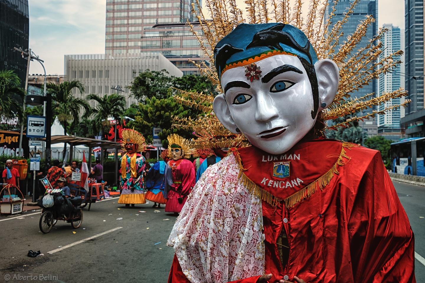La maschera di Jakarta- Indonesia