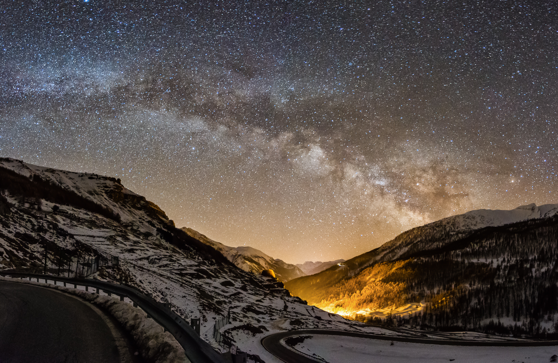 Via Lattea in Valle Stura