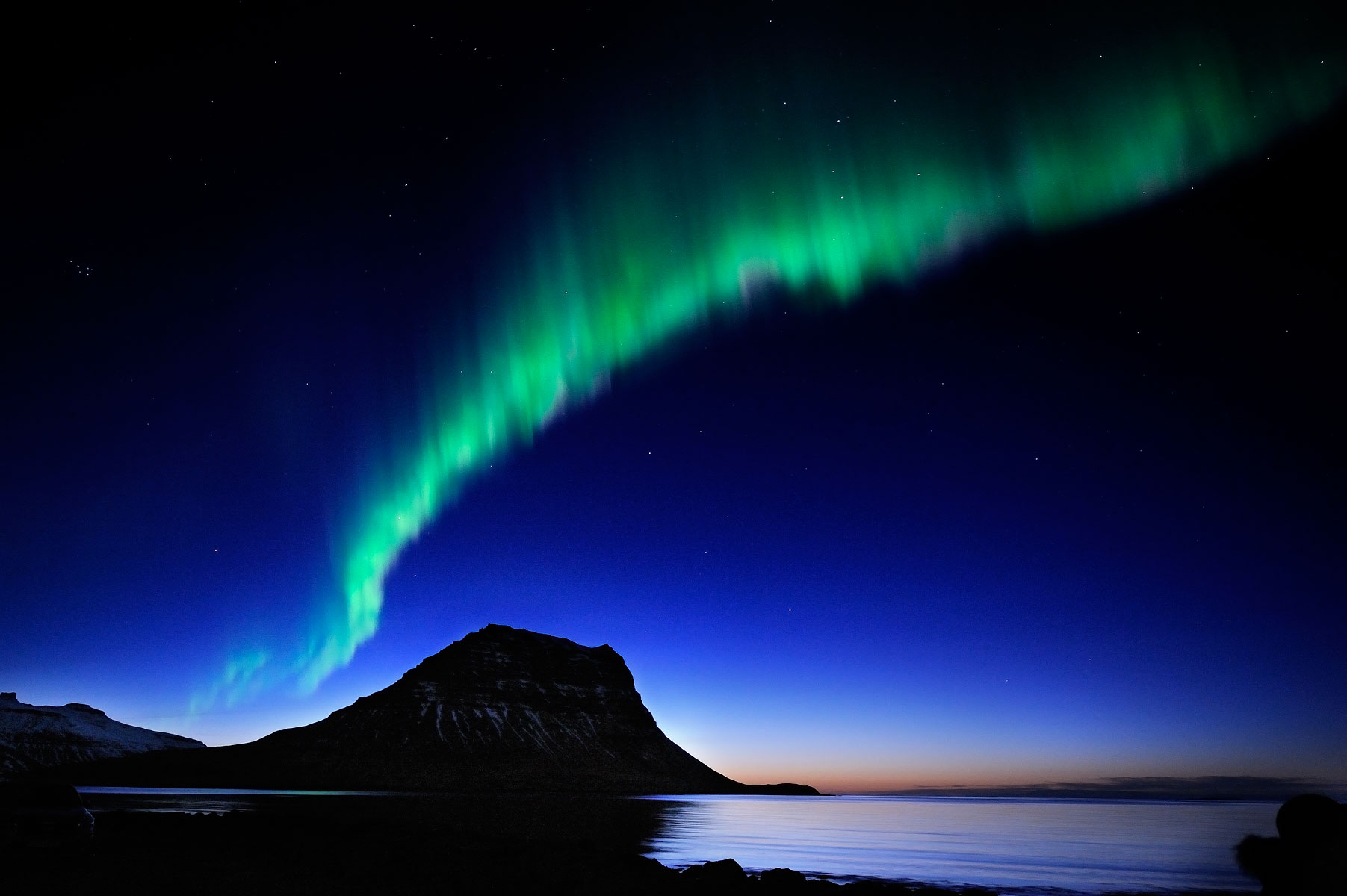 Aurora a Grundarfjordur