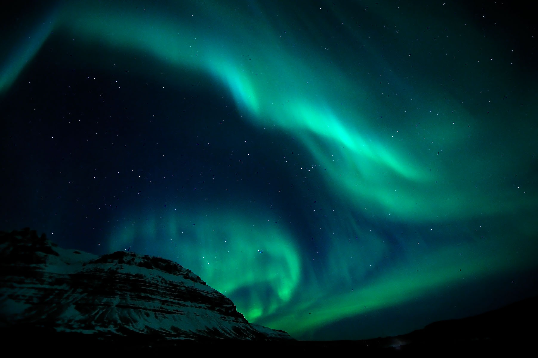 Aurora a Grundarfjordur