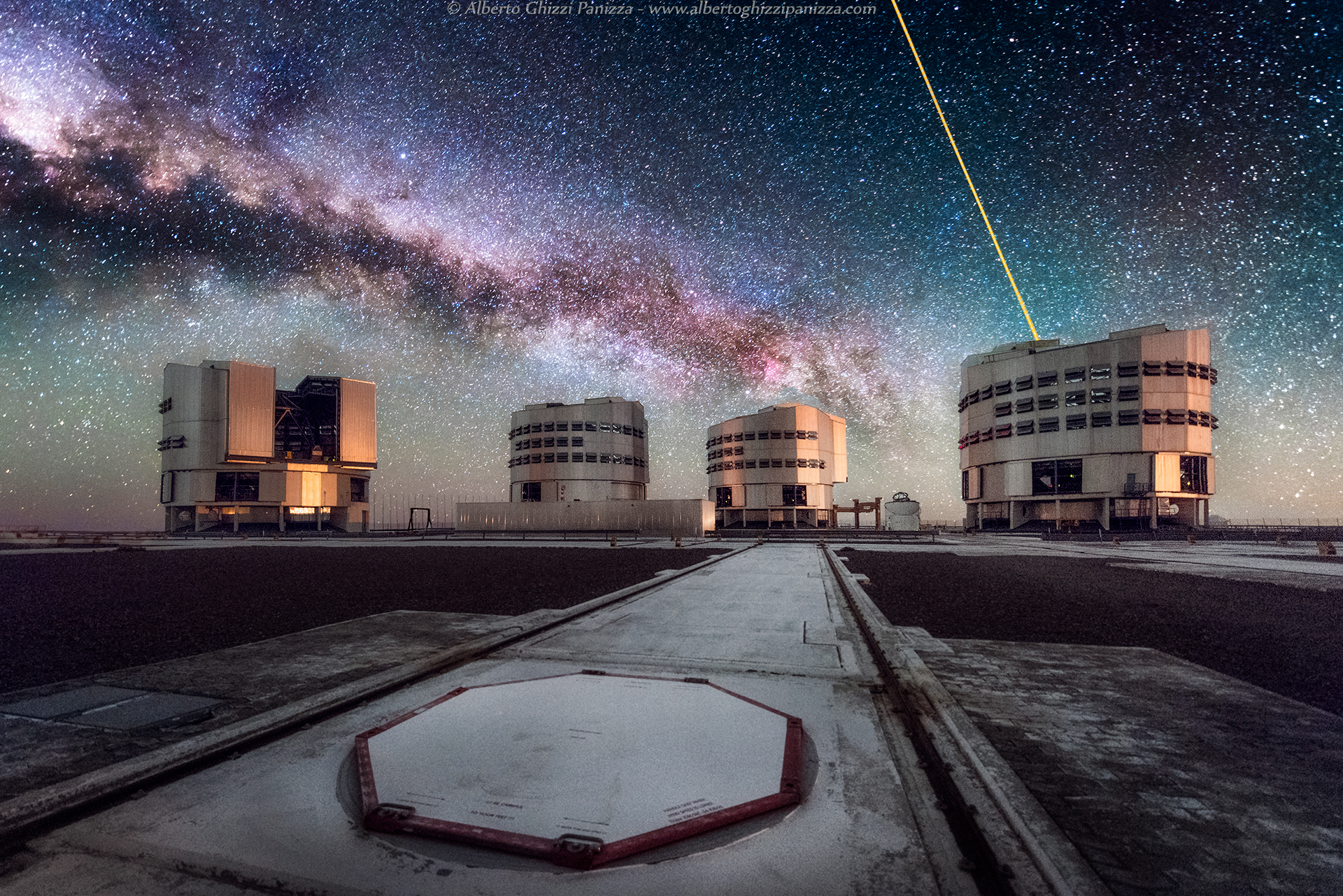 A charming mix of light at Paranal