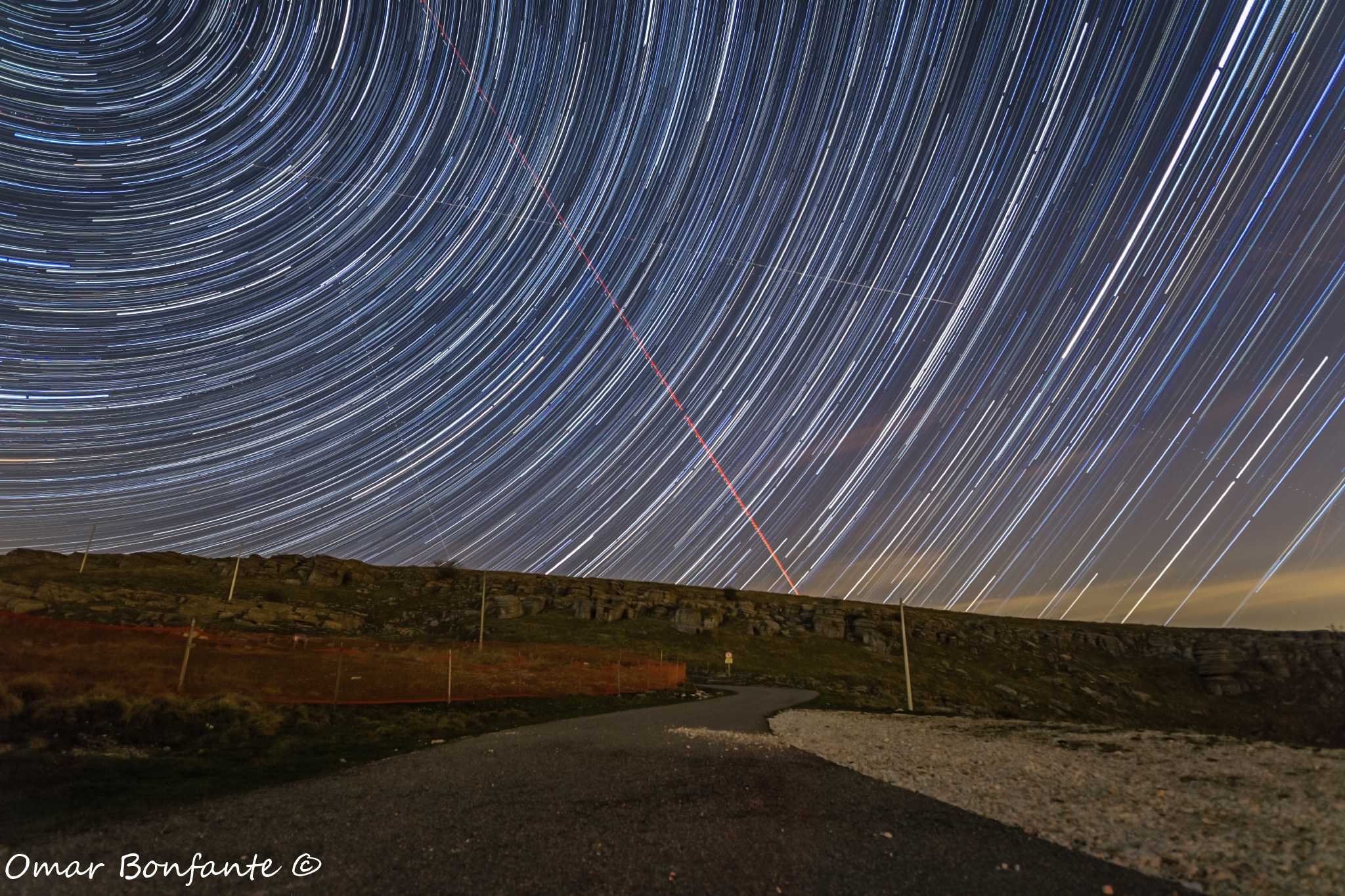 Primo tentativo di Star-trail