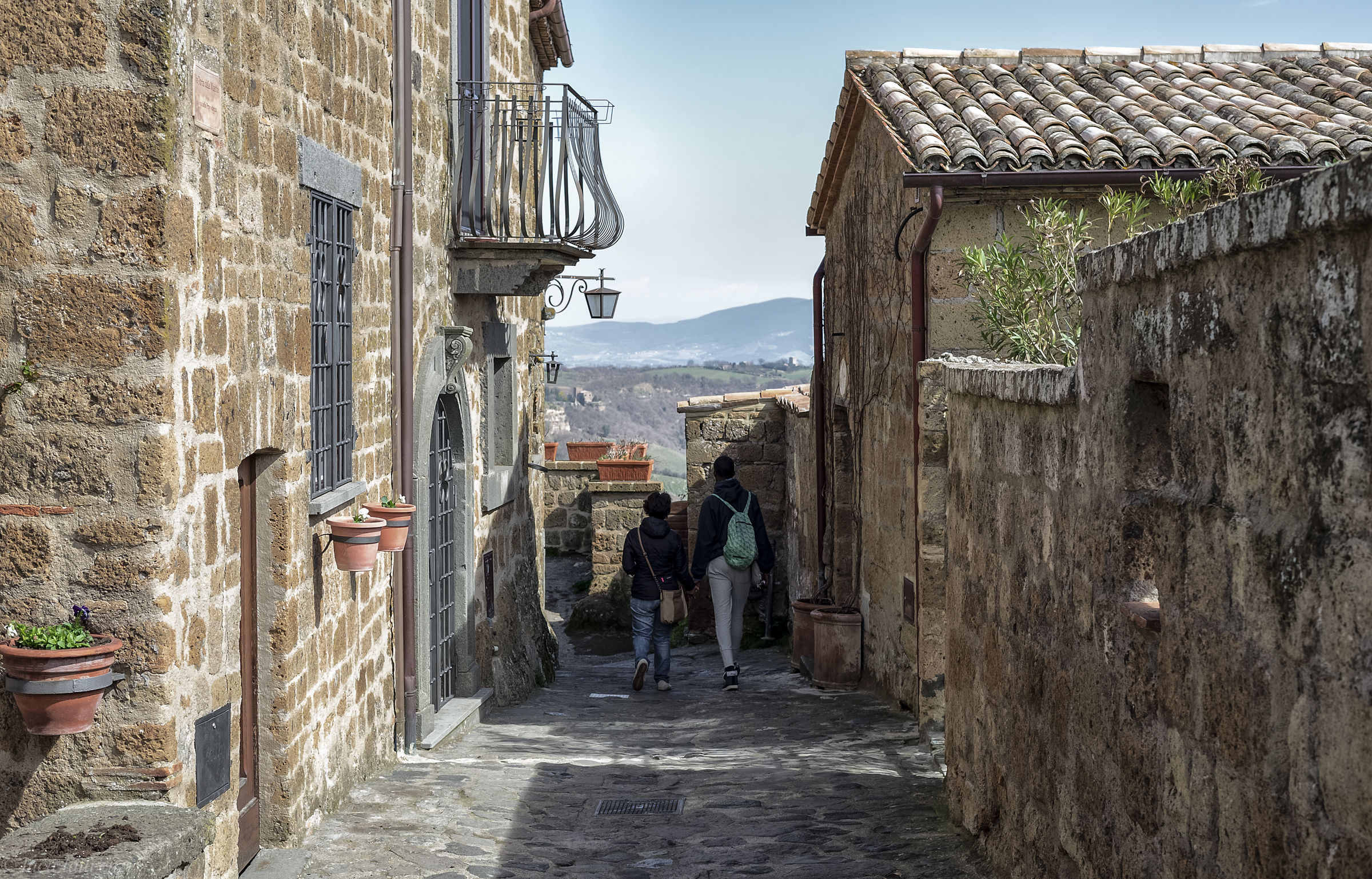 Walking around Civita