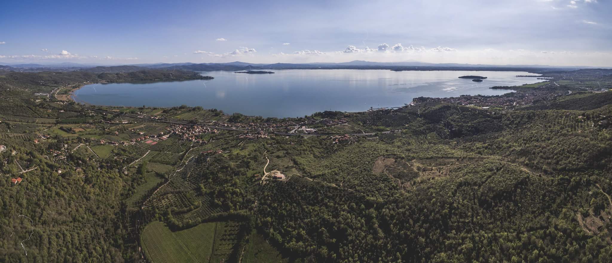Trasimeno dall'alto