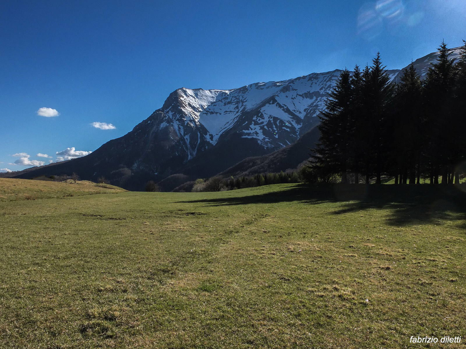 Mount carrier, meadows above santa maria in the mire