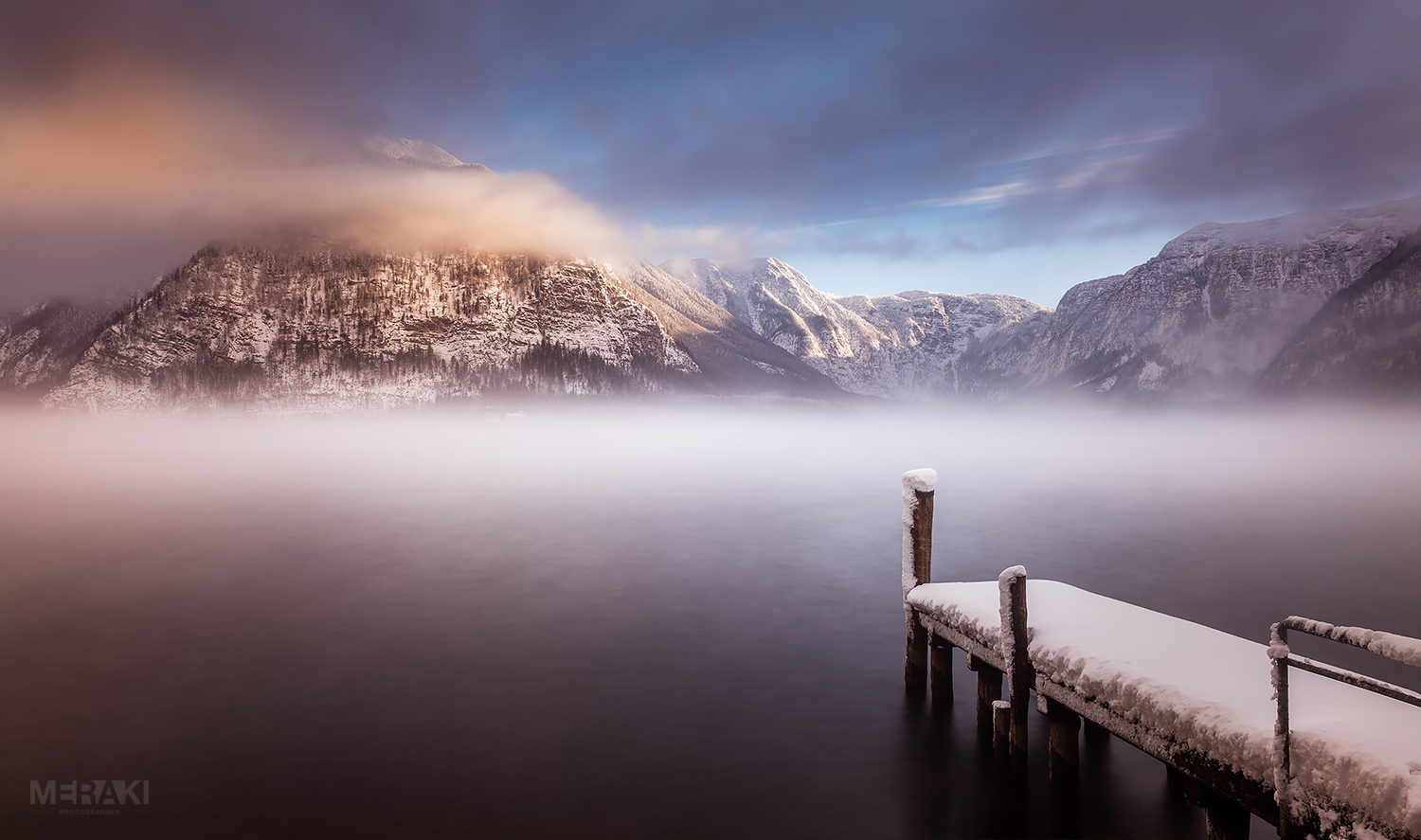 Hallstatt Foggy Morning