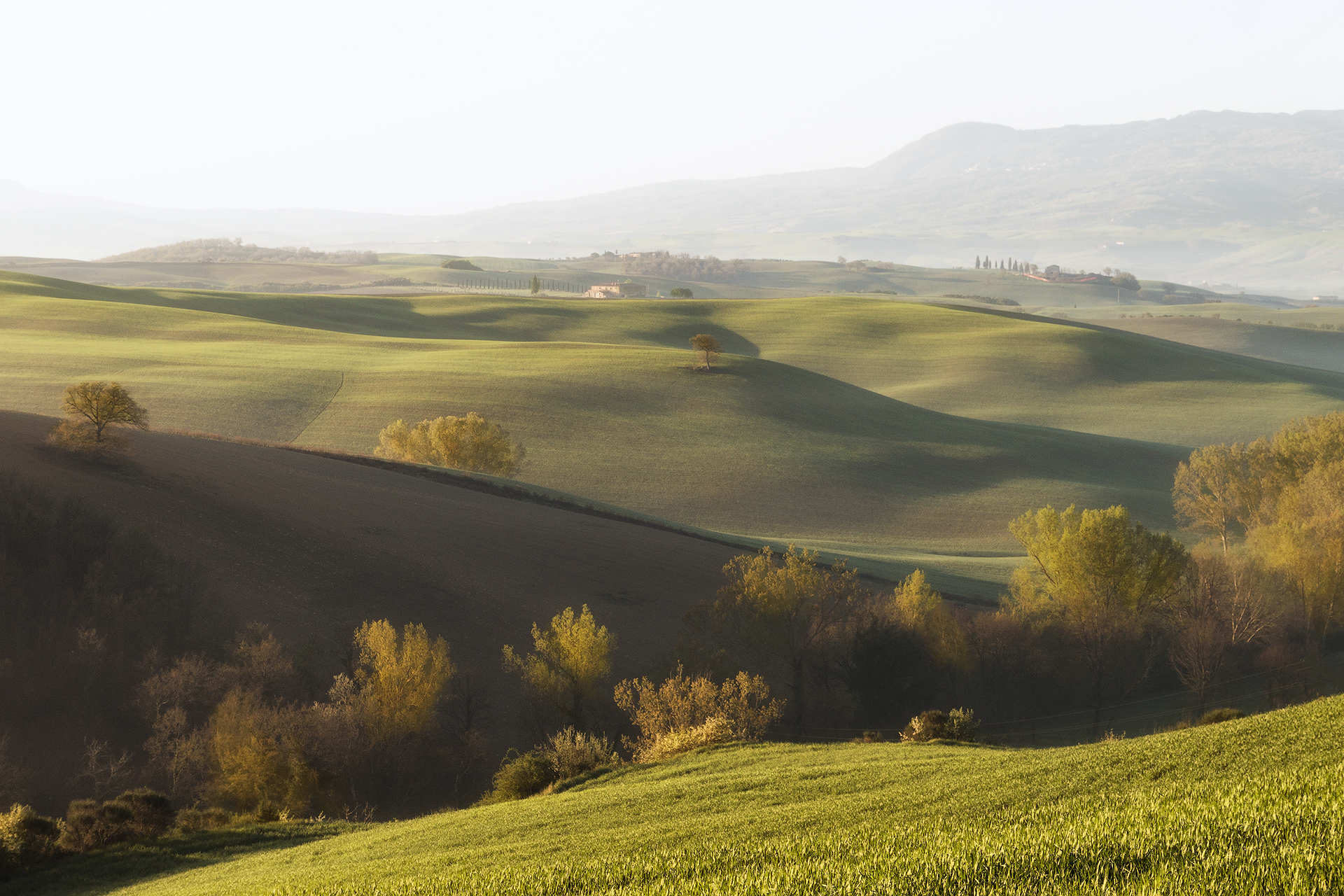 Val d'Orcia - luci ed ombre