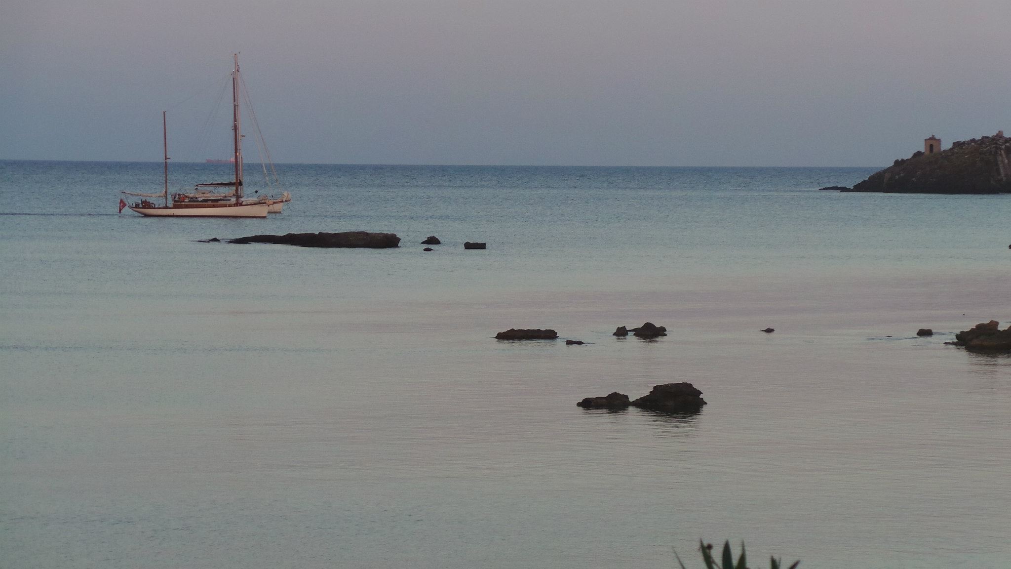 The colors of the evening.