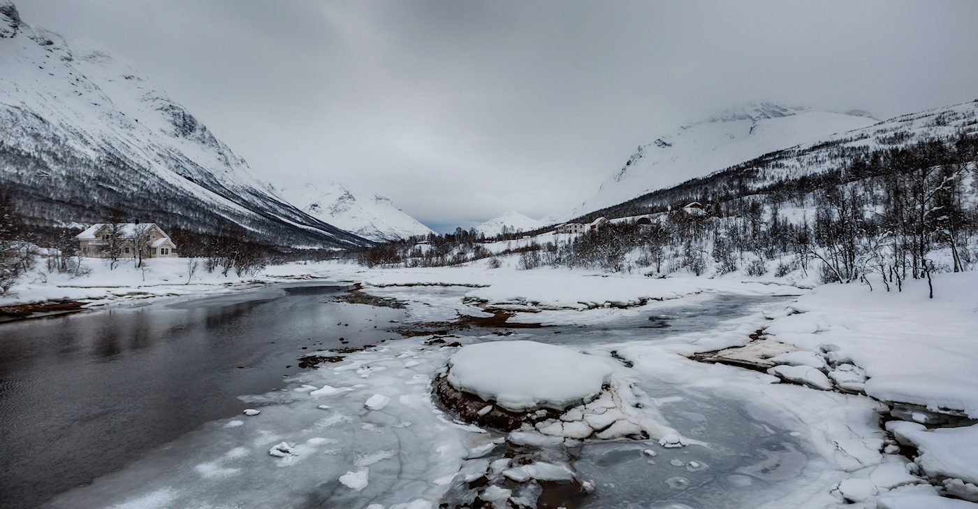 between ice and snow