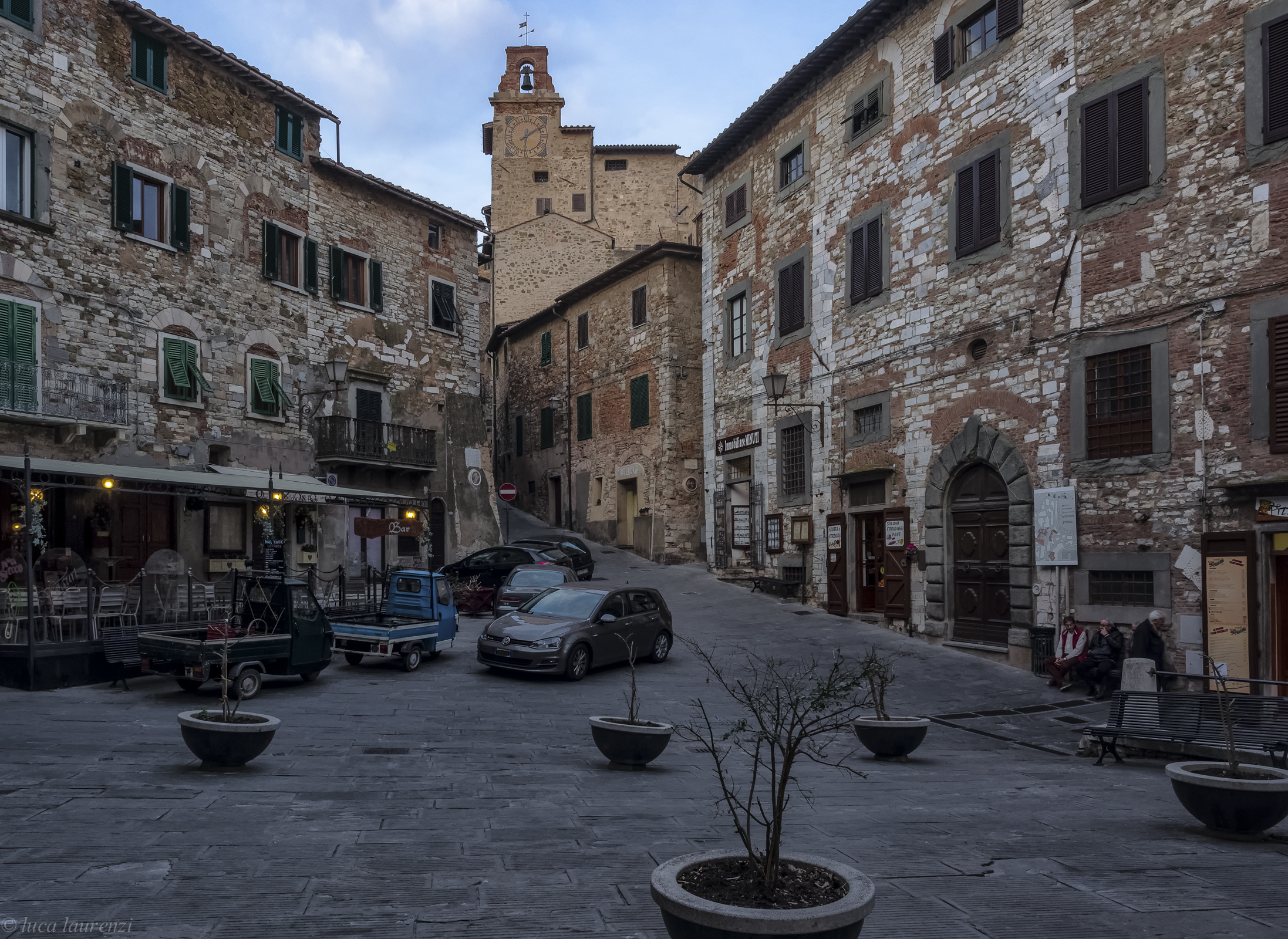 The square of Campiglia Marittima
