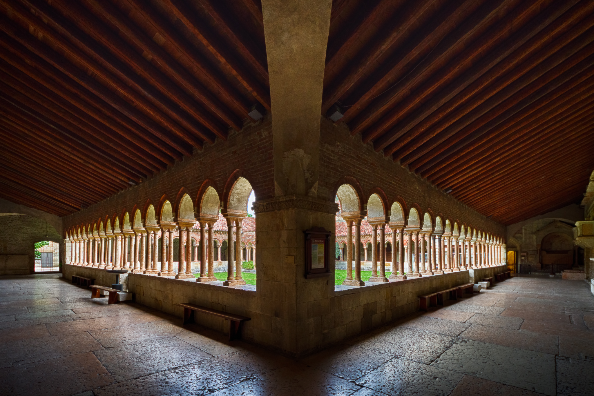 Cloister of the Basilica of San Zeno in Verona