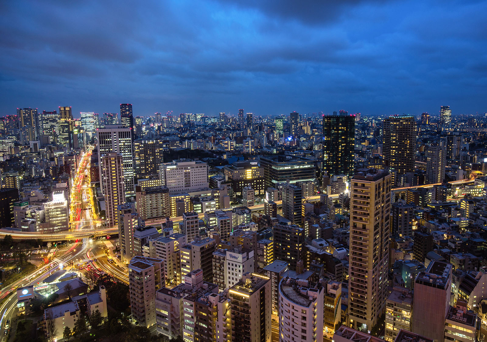 La vista dalla Tokyo Tower