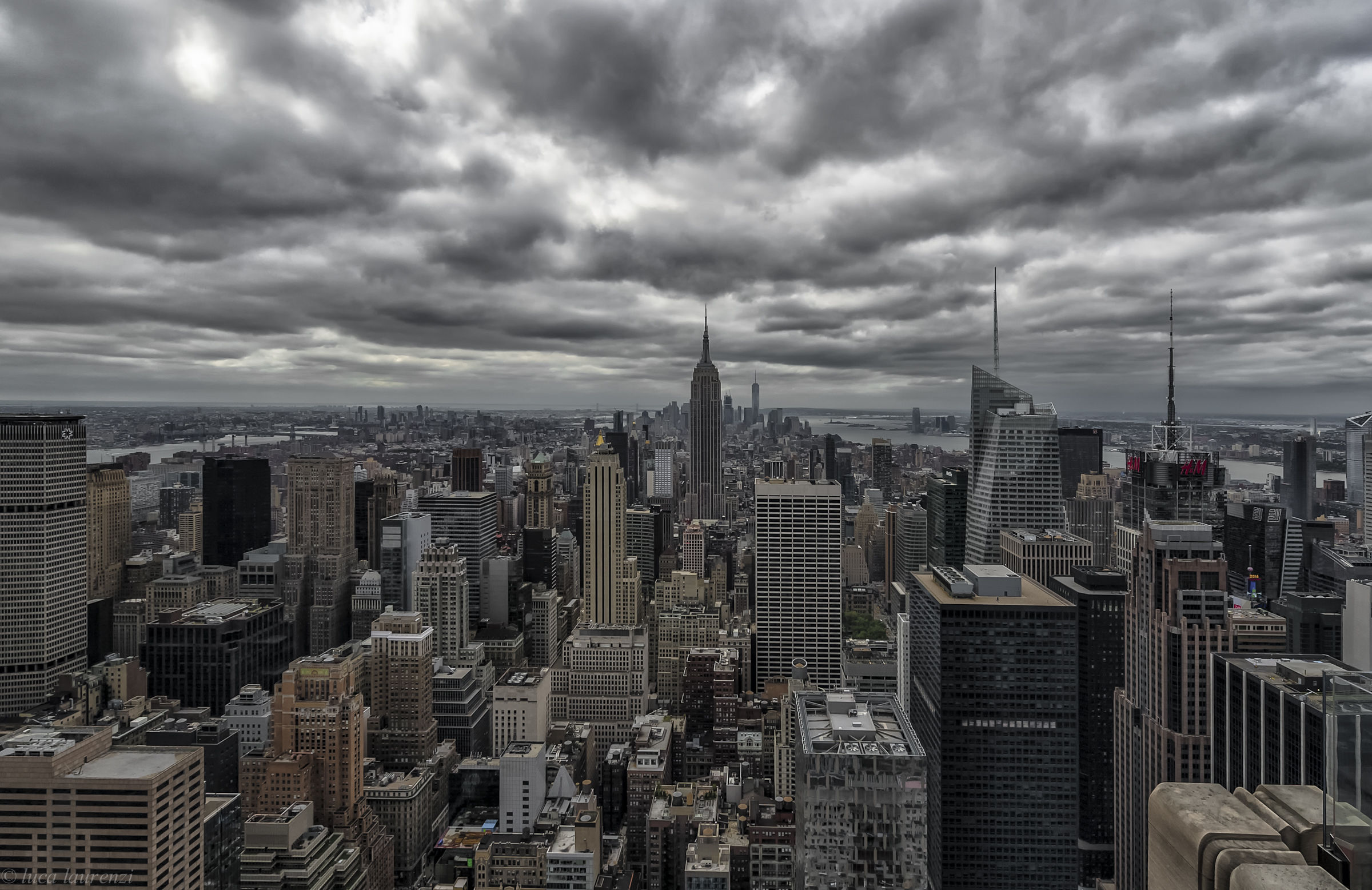 New York city from the top of the rock