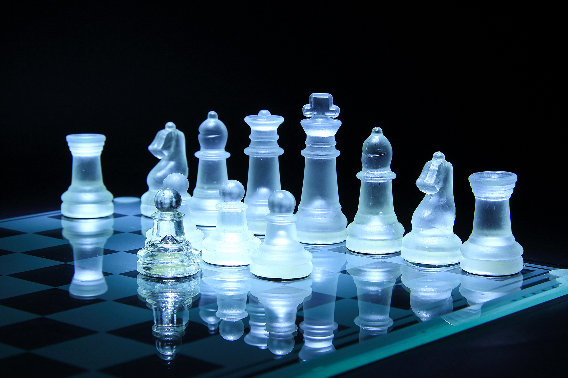 Chessboard Glass