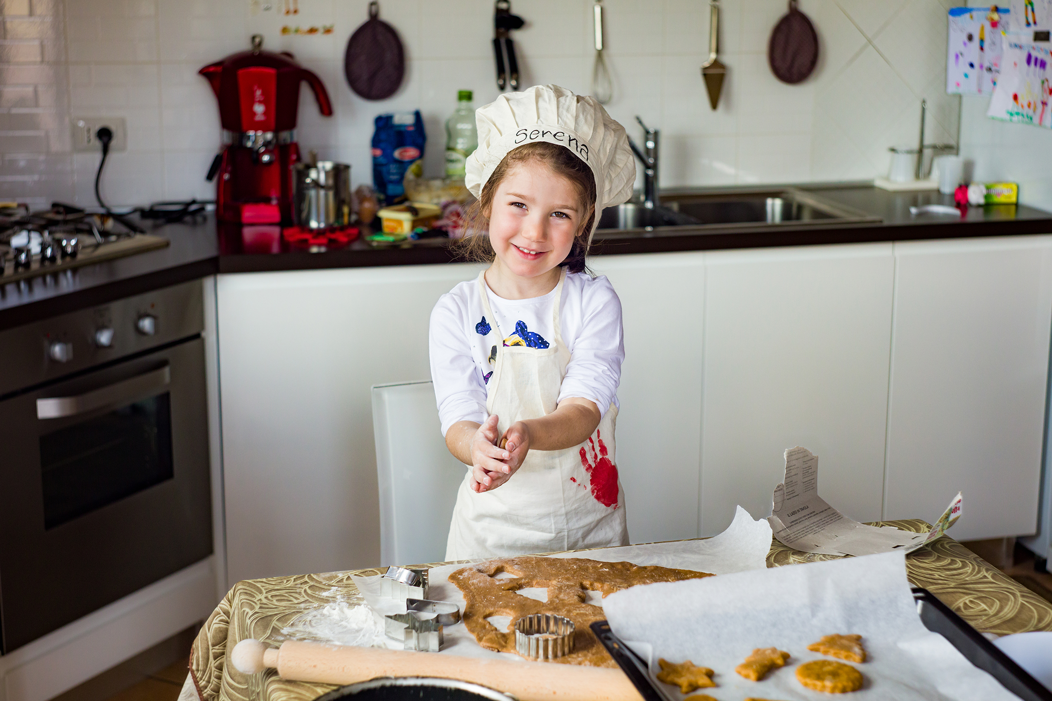 Little Chef in the kitchen