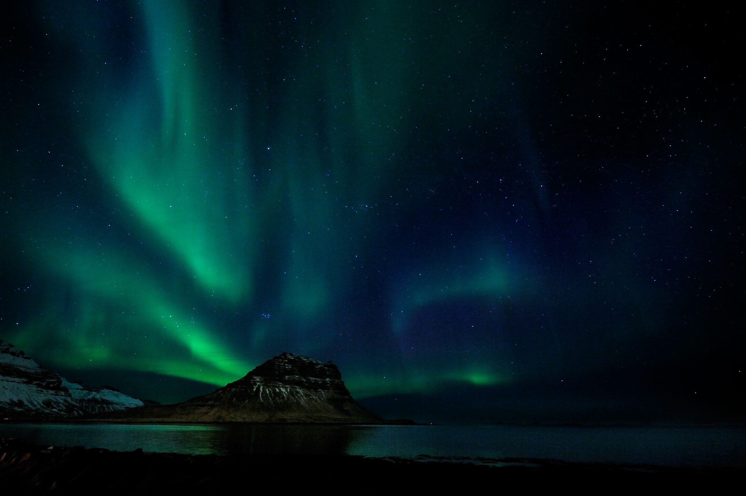 Aurora a Grundarfjordur