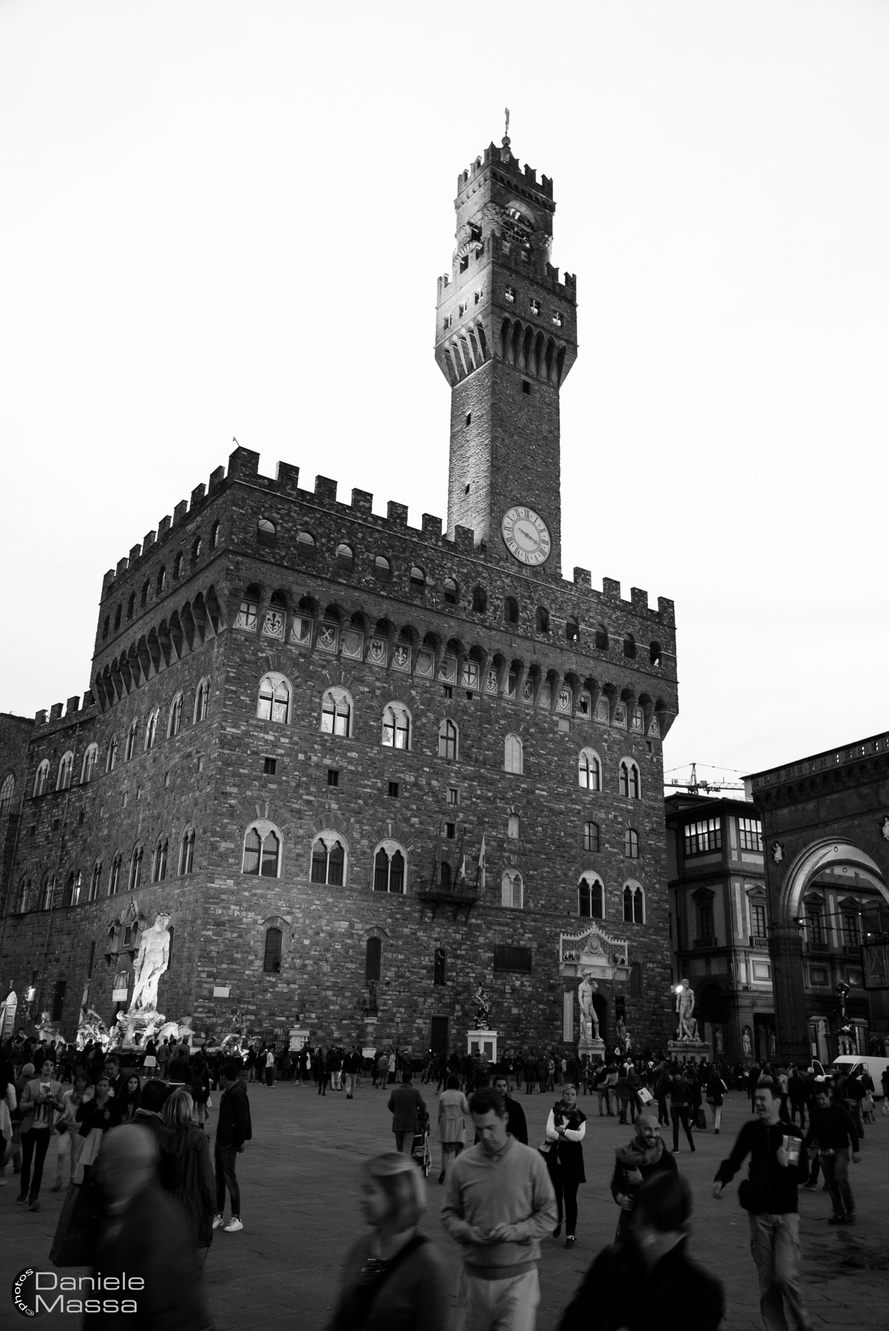 Palazzo della Signoria di sera