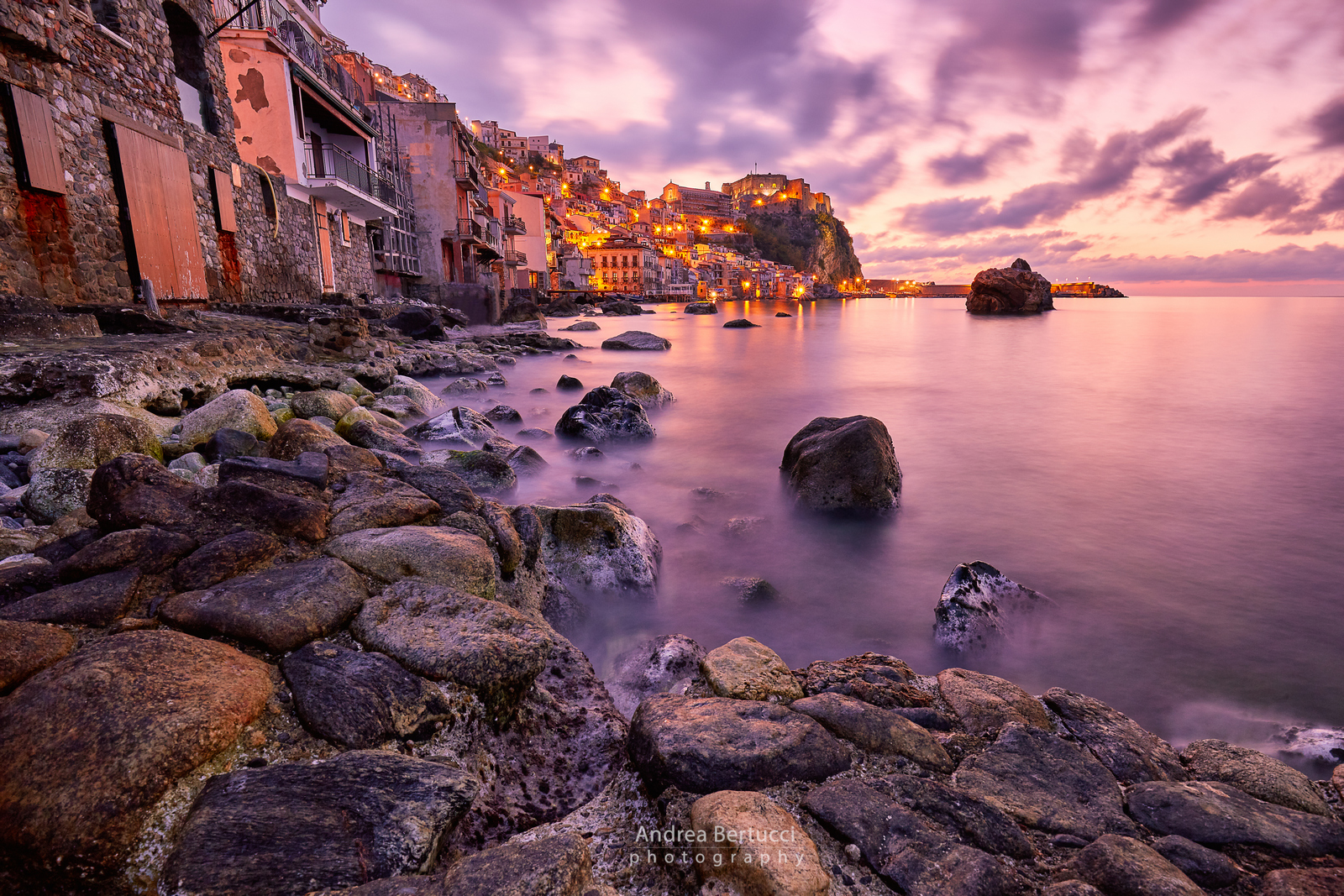 Chianalea at sunset