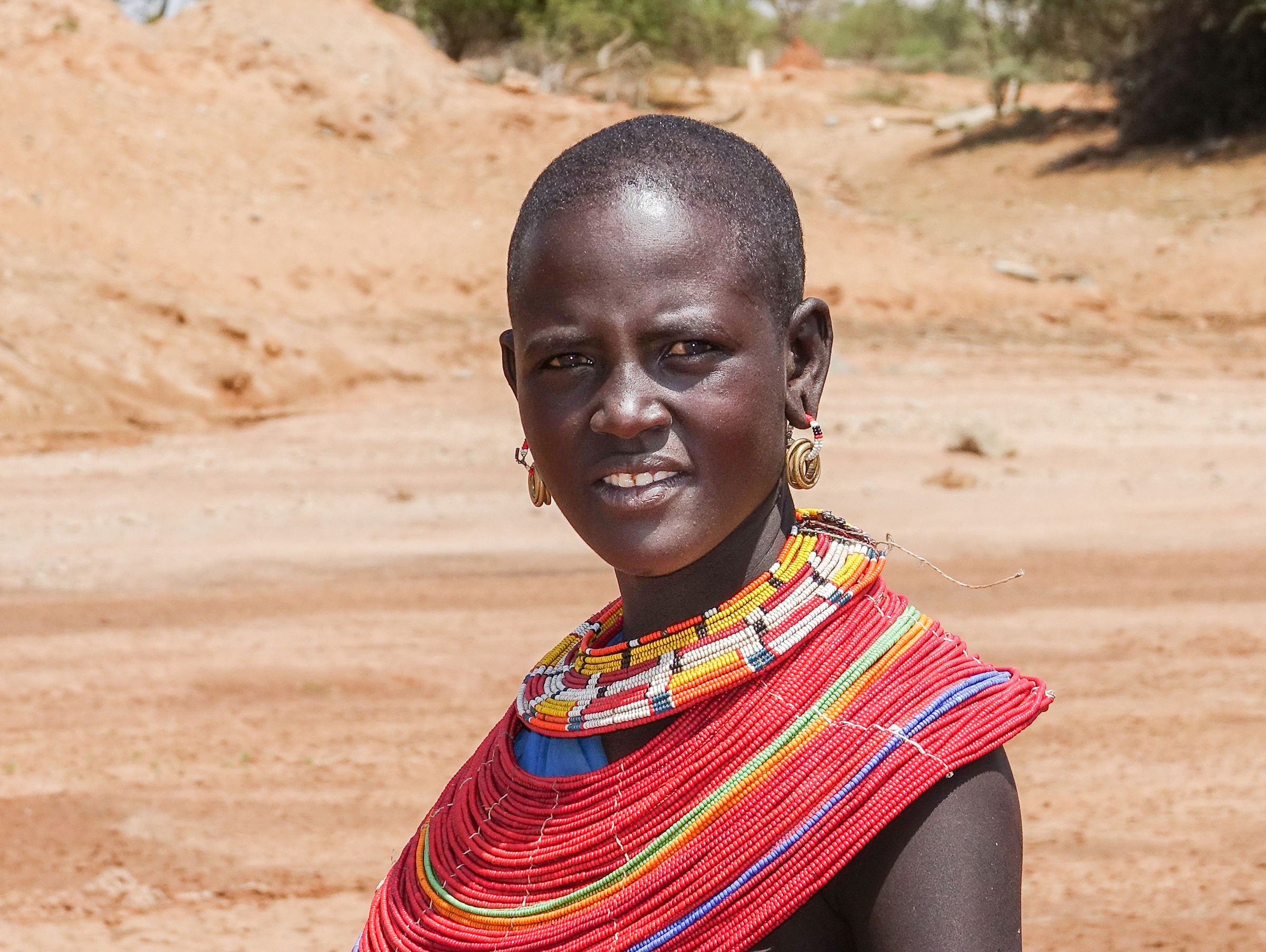 Giovane donna Samburu (Kenya)