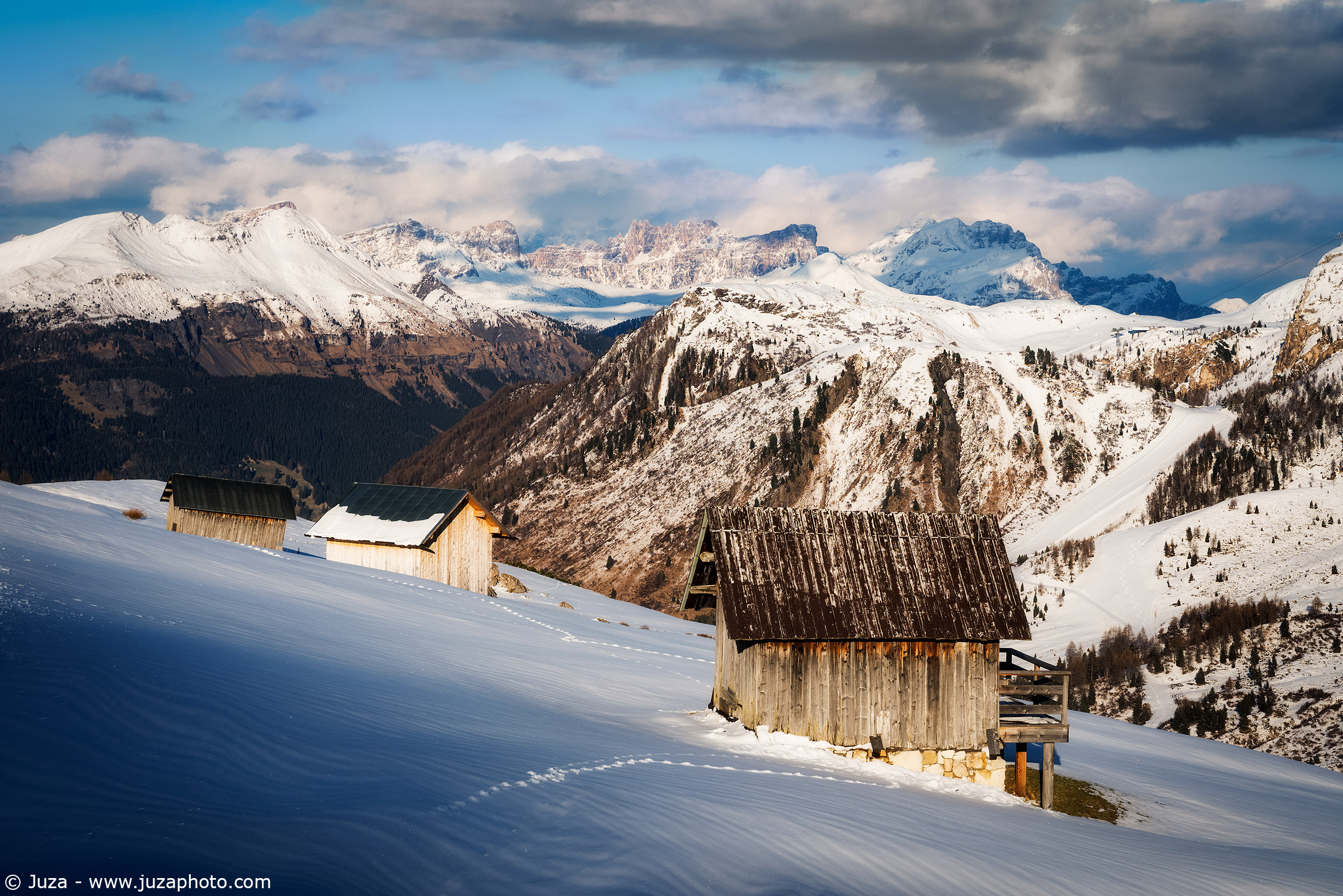 Panorama dal Passo Pordoi
