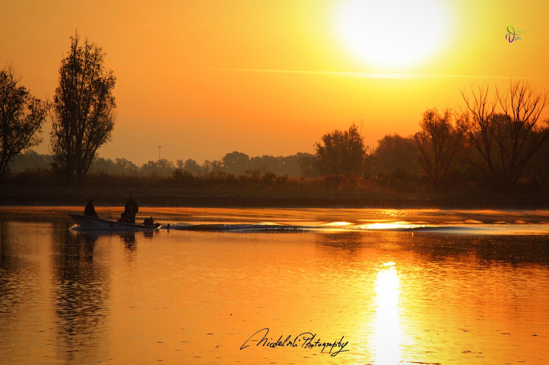 Sunrise on the river