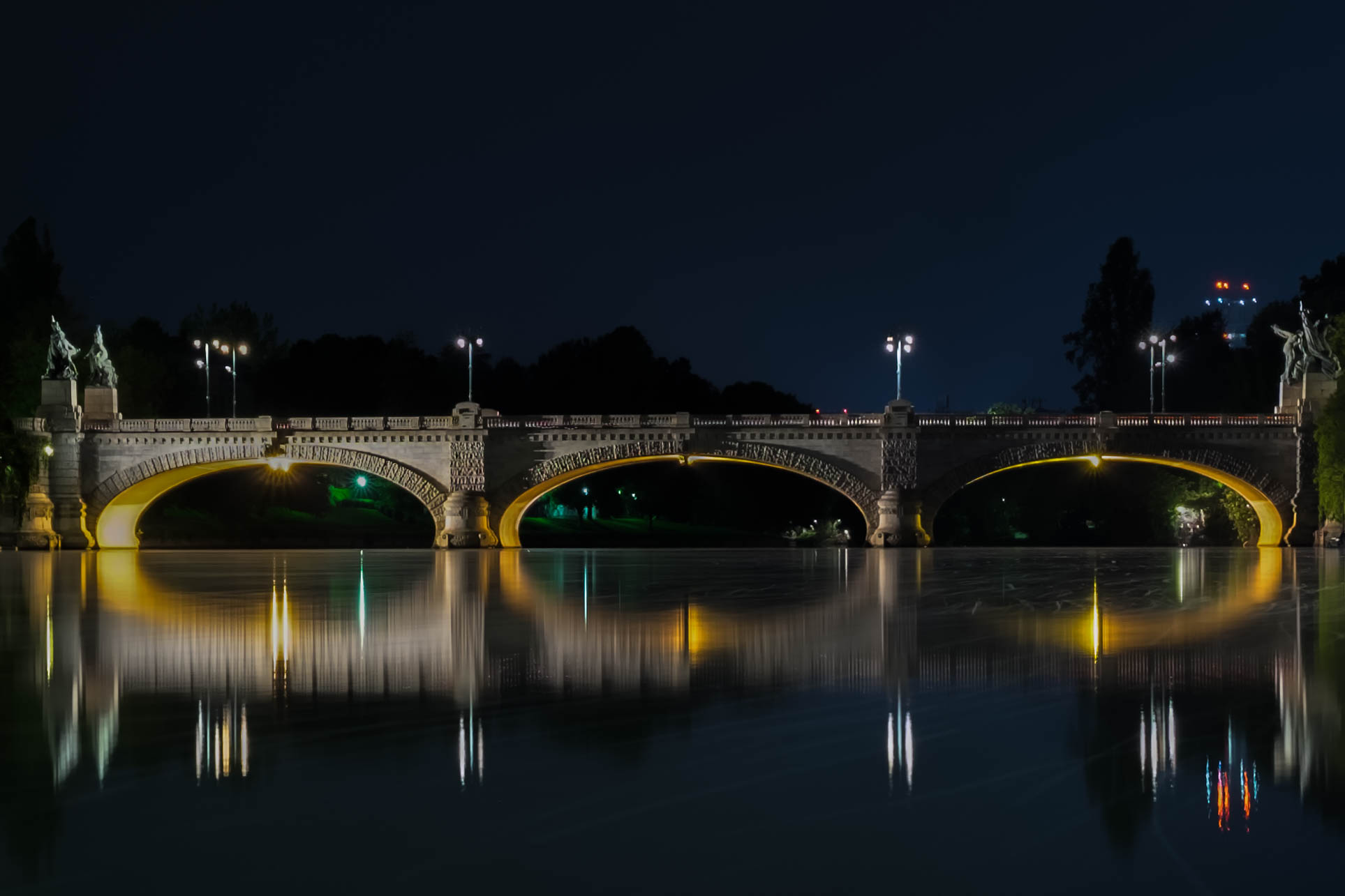 Bridge over water quite