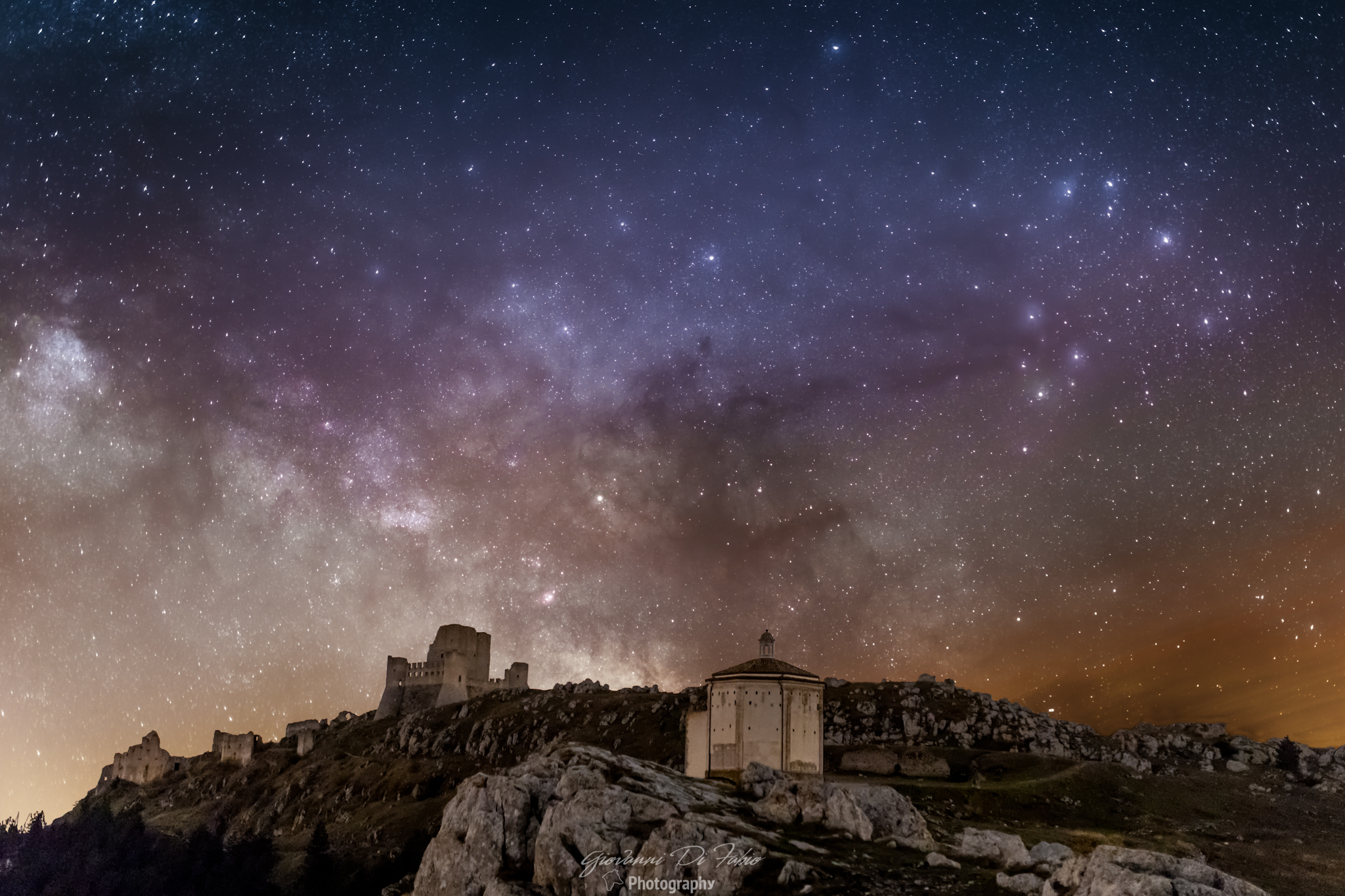 Rocca Calascio and the Milky Way