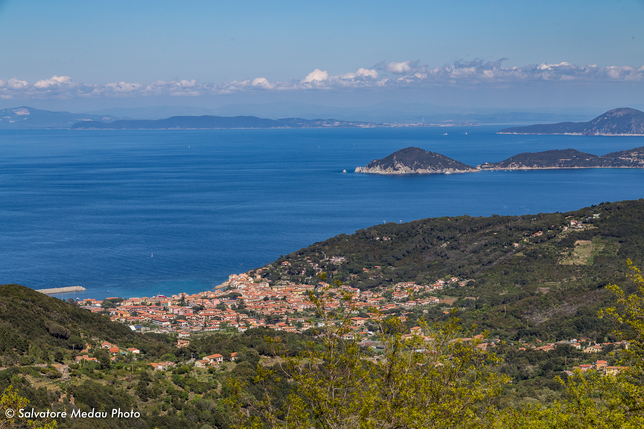 Marciana marina, vista dal Monte Capanne