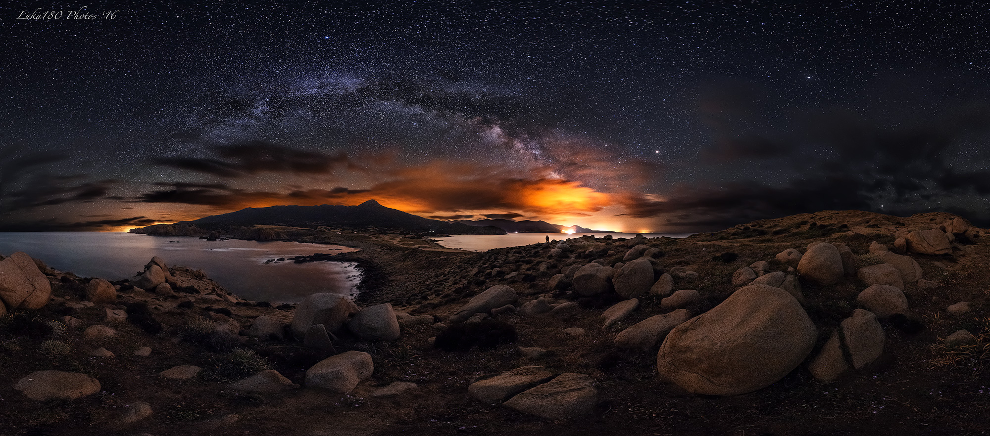 Head Sheep Milkyway Pano