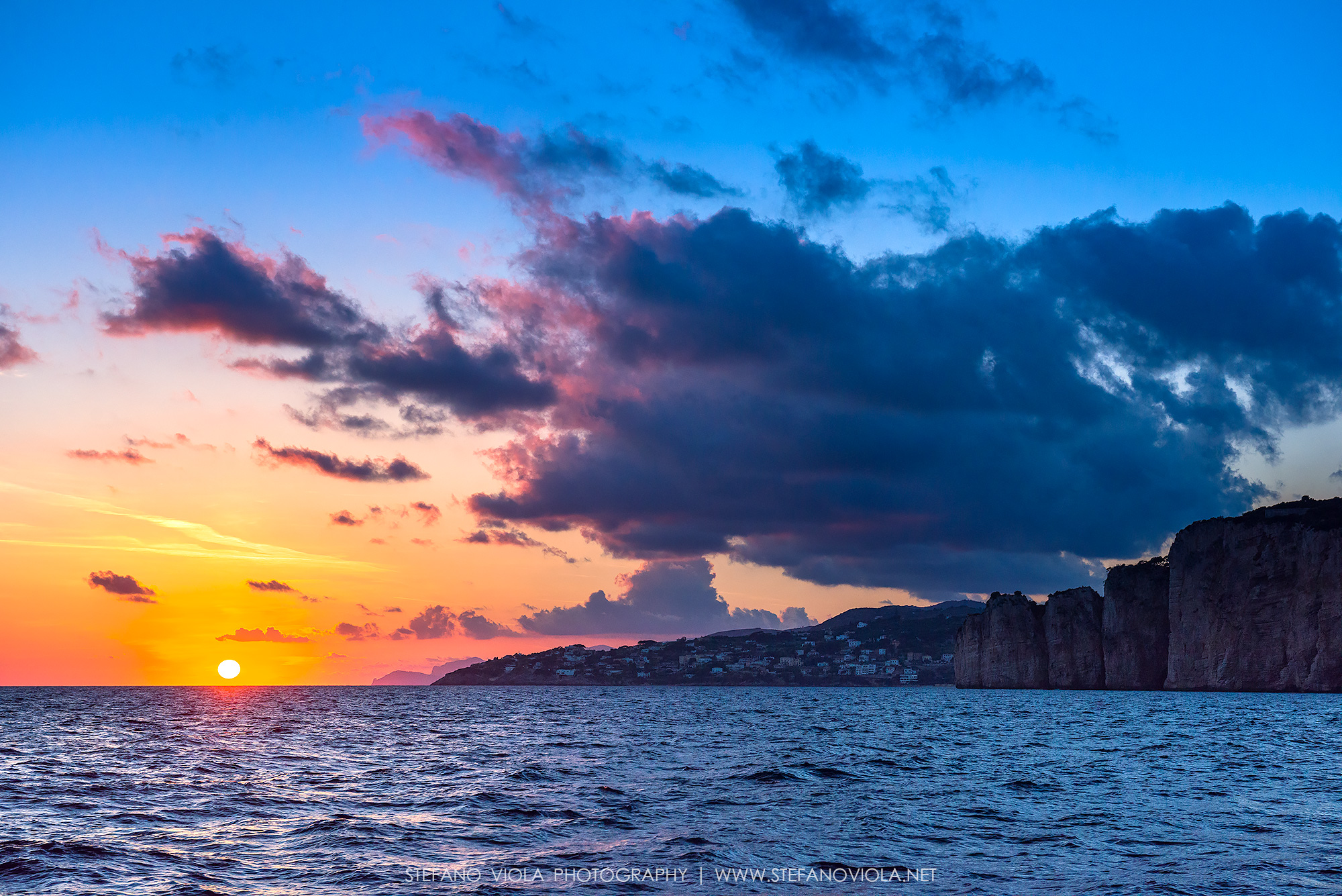 Gaeta at sunset