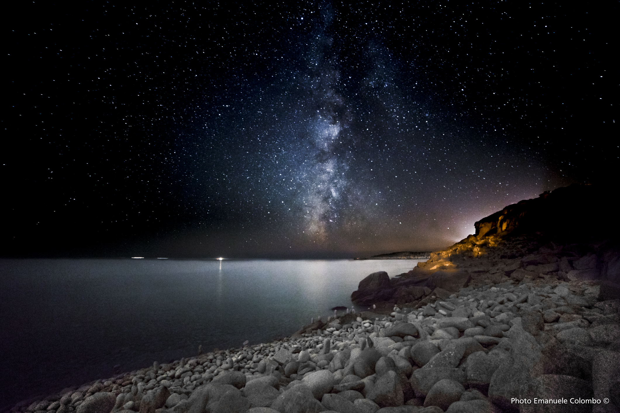 La Milkyway nella baia di Fetovaia