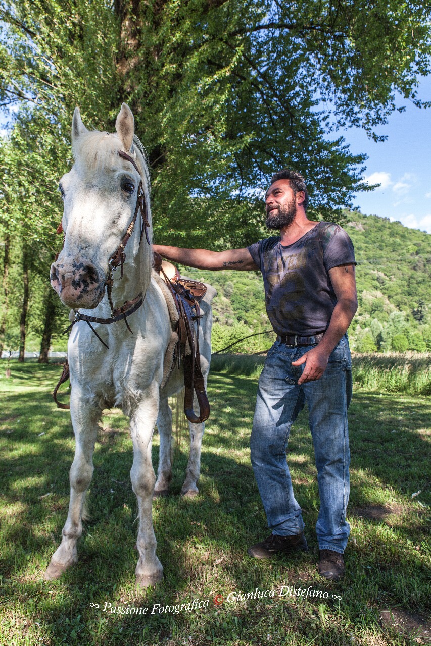 The man and the horse