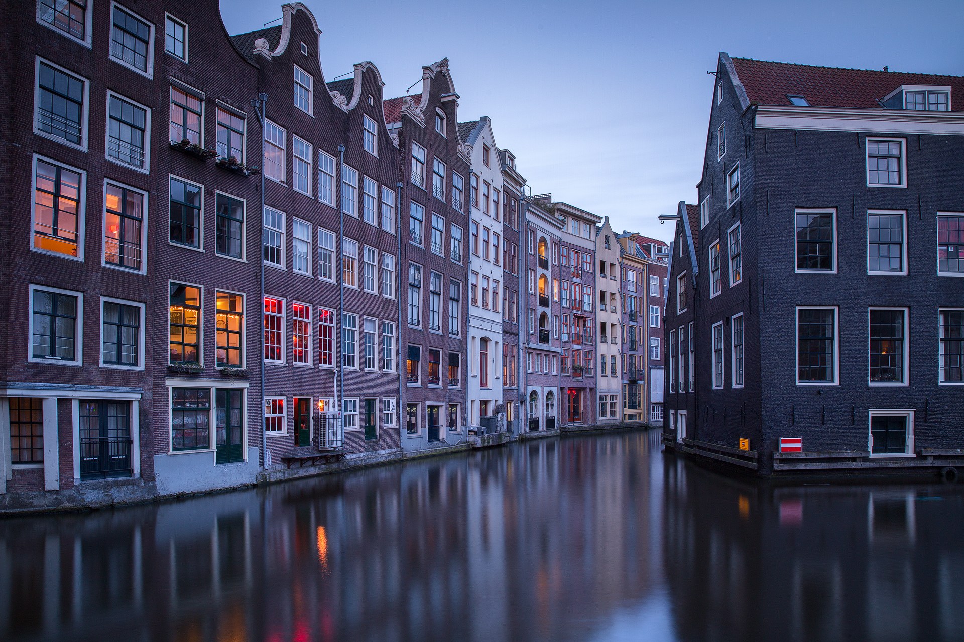Blue hour in Amsterdam