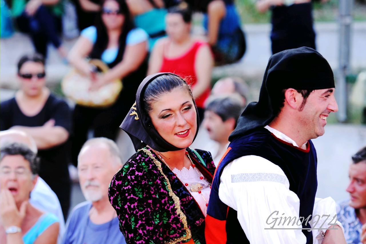 young Sardinian costume