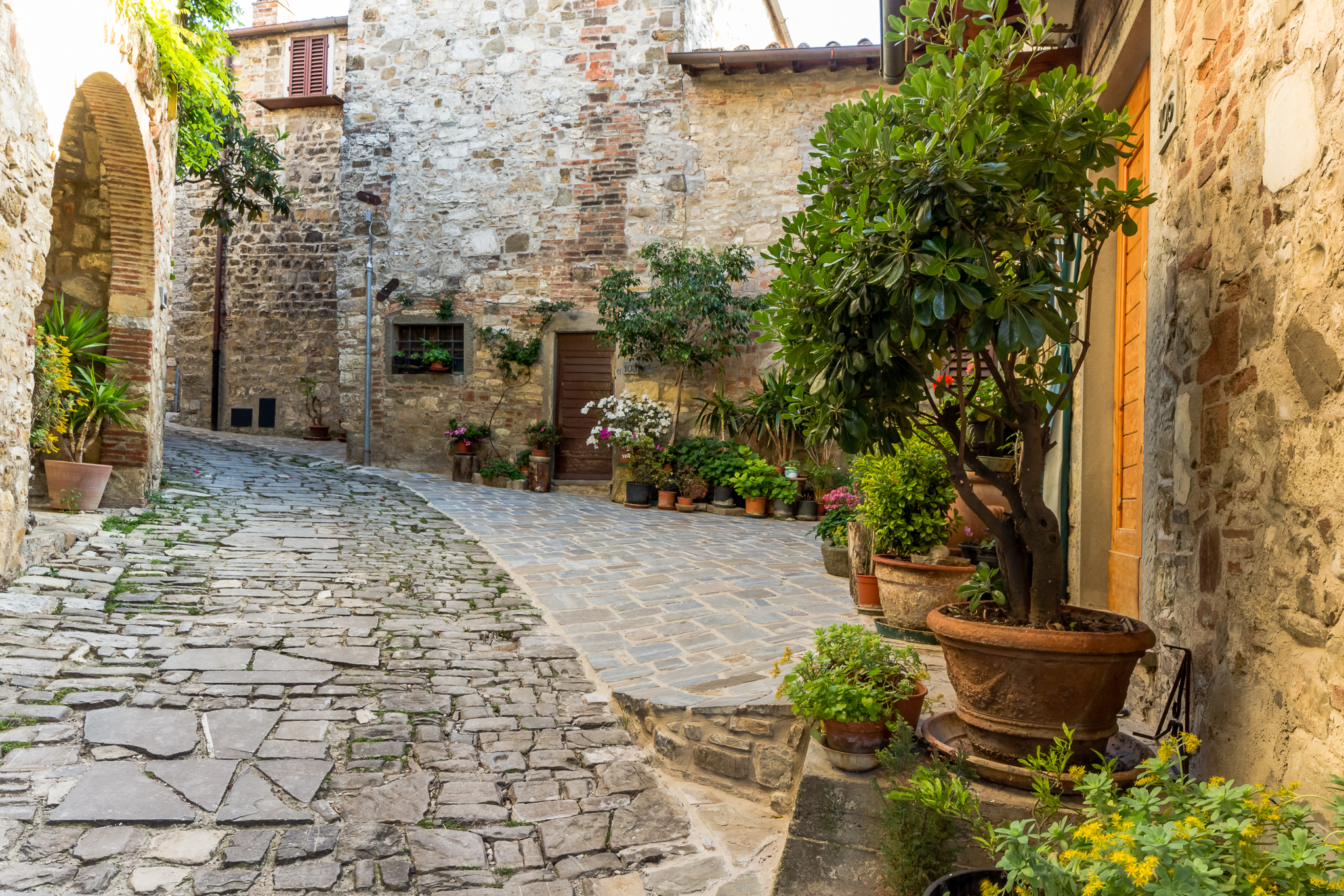 The streets of Montefioralle