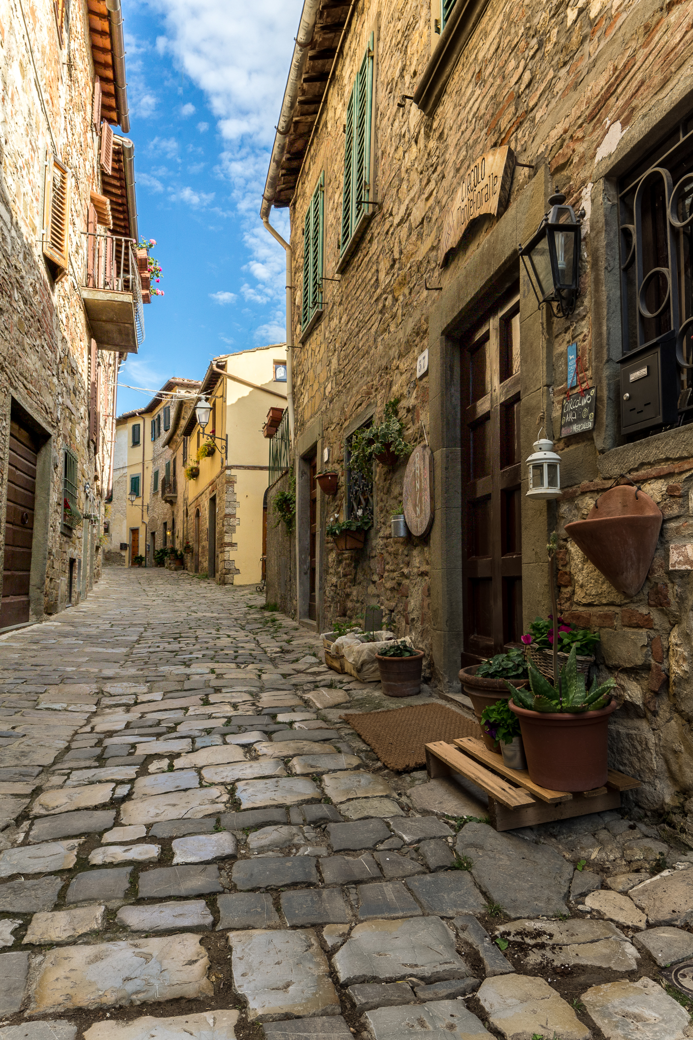 The streets of Montefioralle