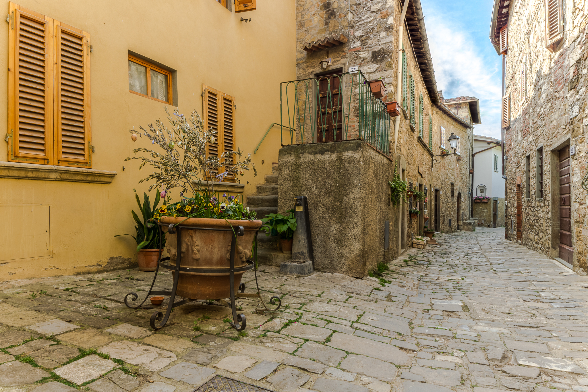 The streets of Montefioralle