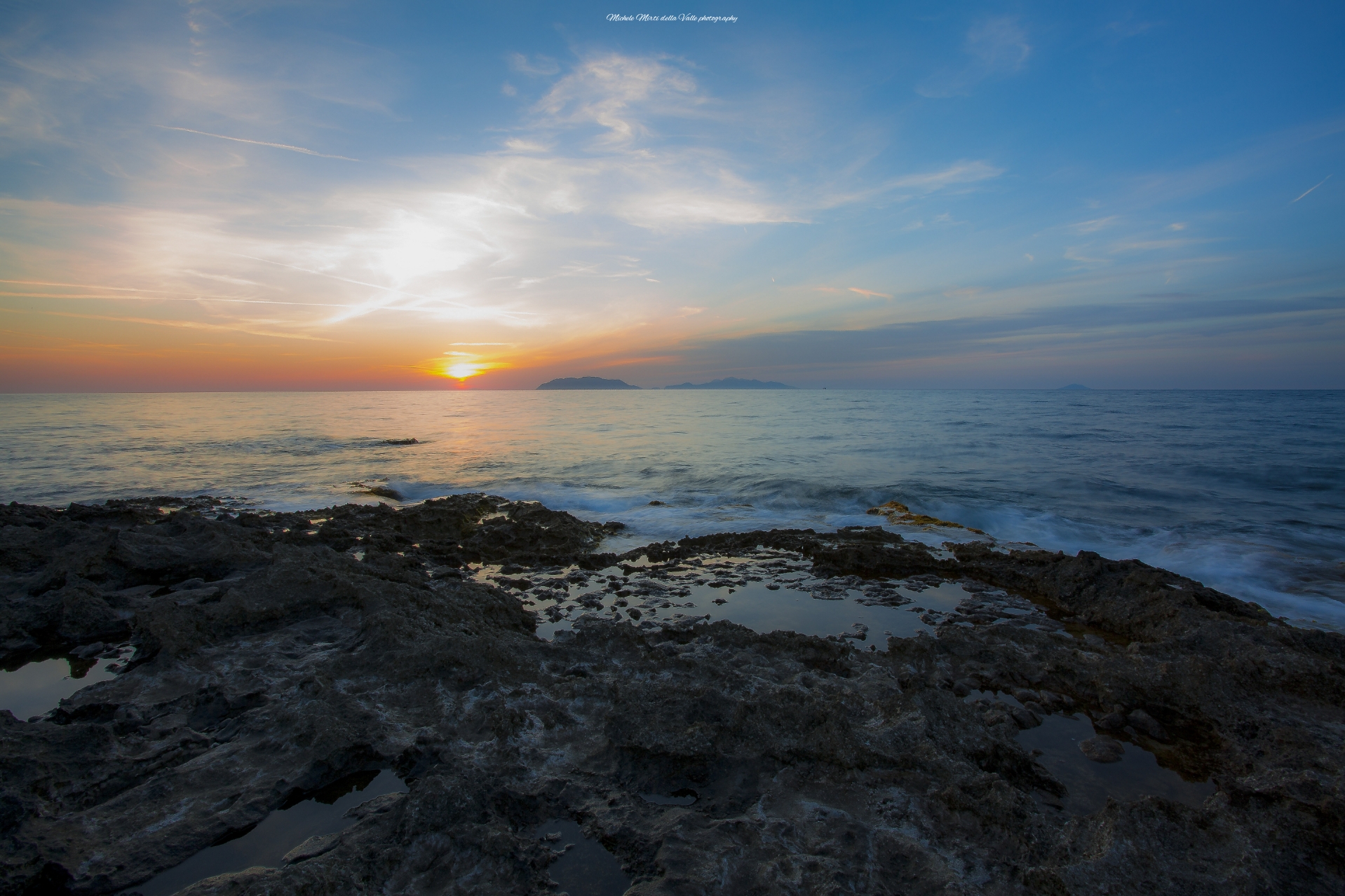 Venus (Milazzo) pools at dusk