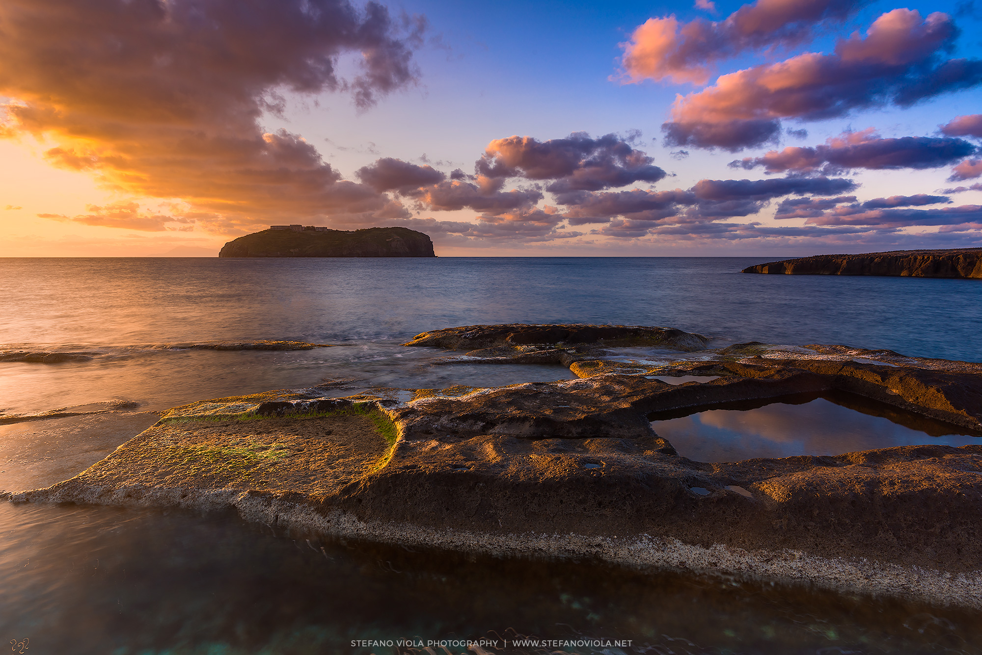 Dawn on the Island of Santo Stefano
