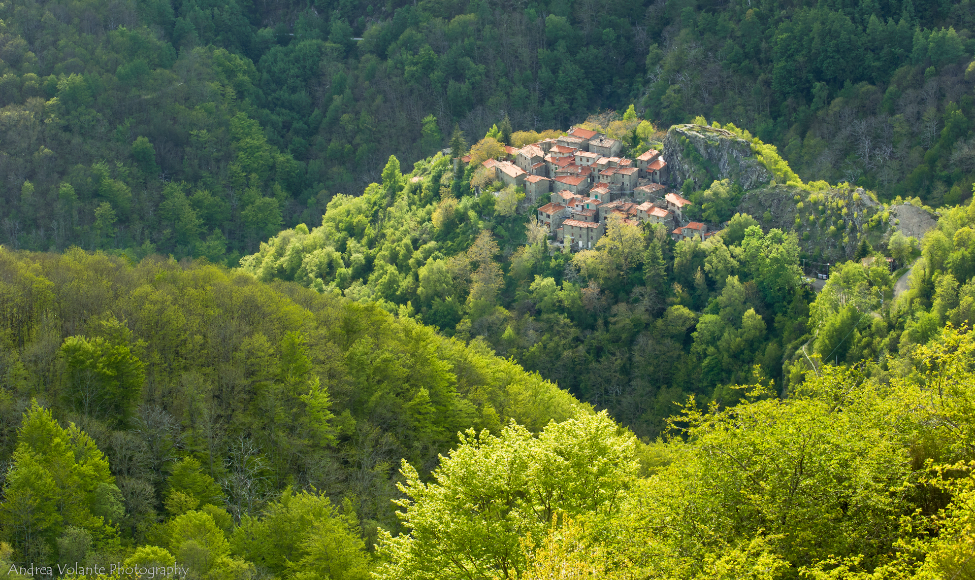 Rocca Ricciarda ..nella primavera del Pratomagno.