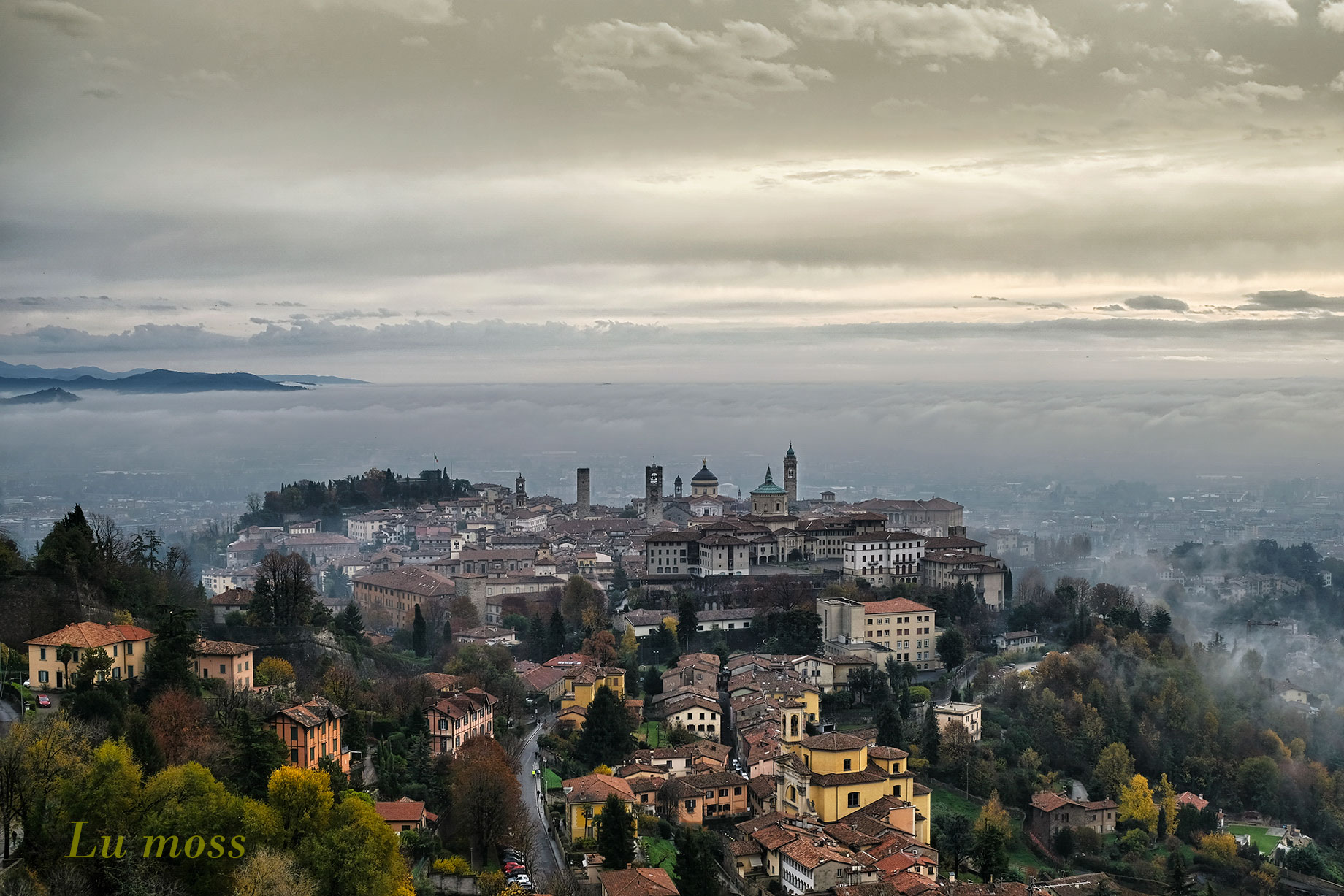 Bergamo Alta - Il risveglio.
