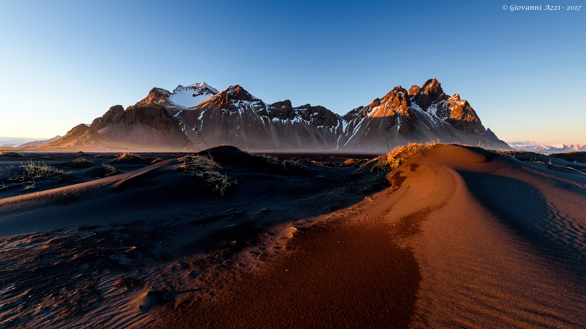 Luci e ombre al Vestrahorn