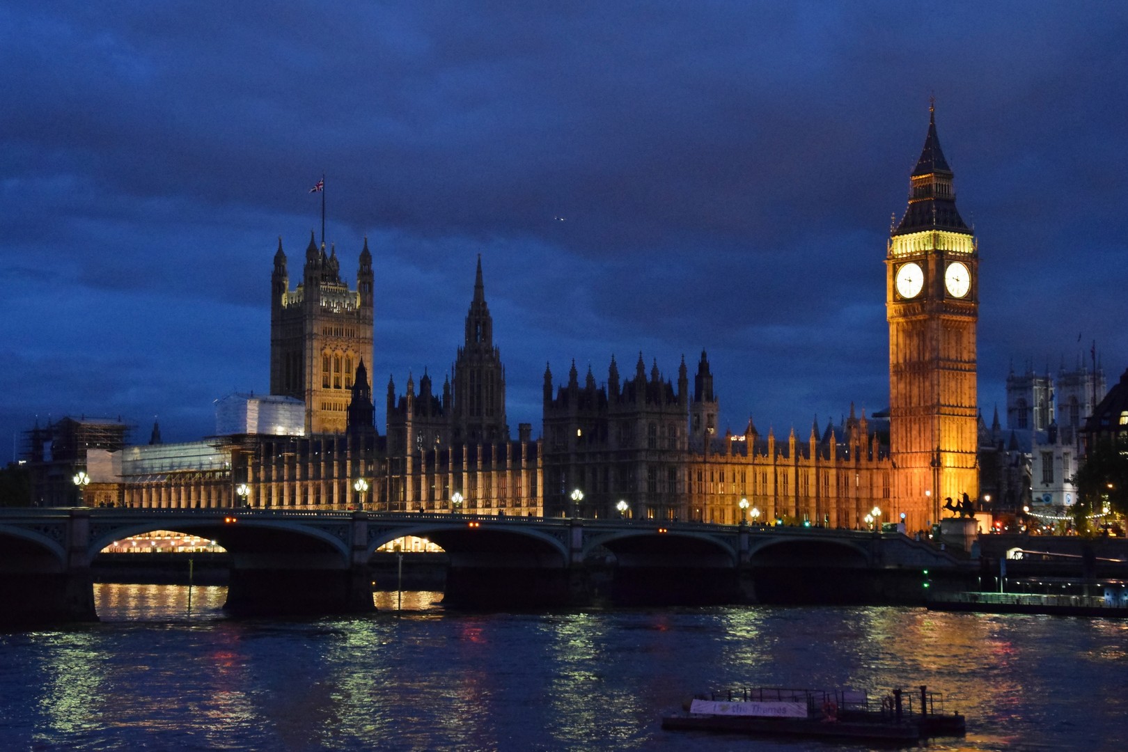 House of Parliament by night