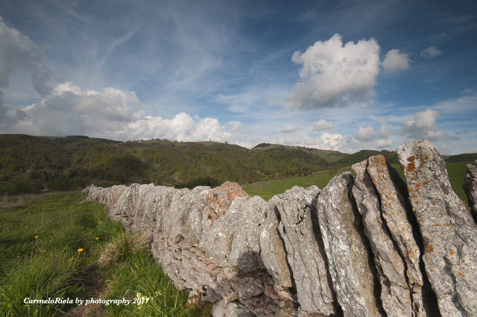 Paesaggio in Lessinia.