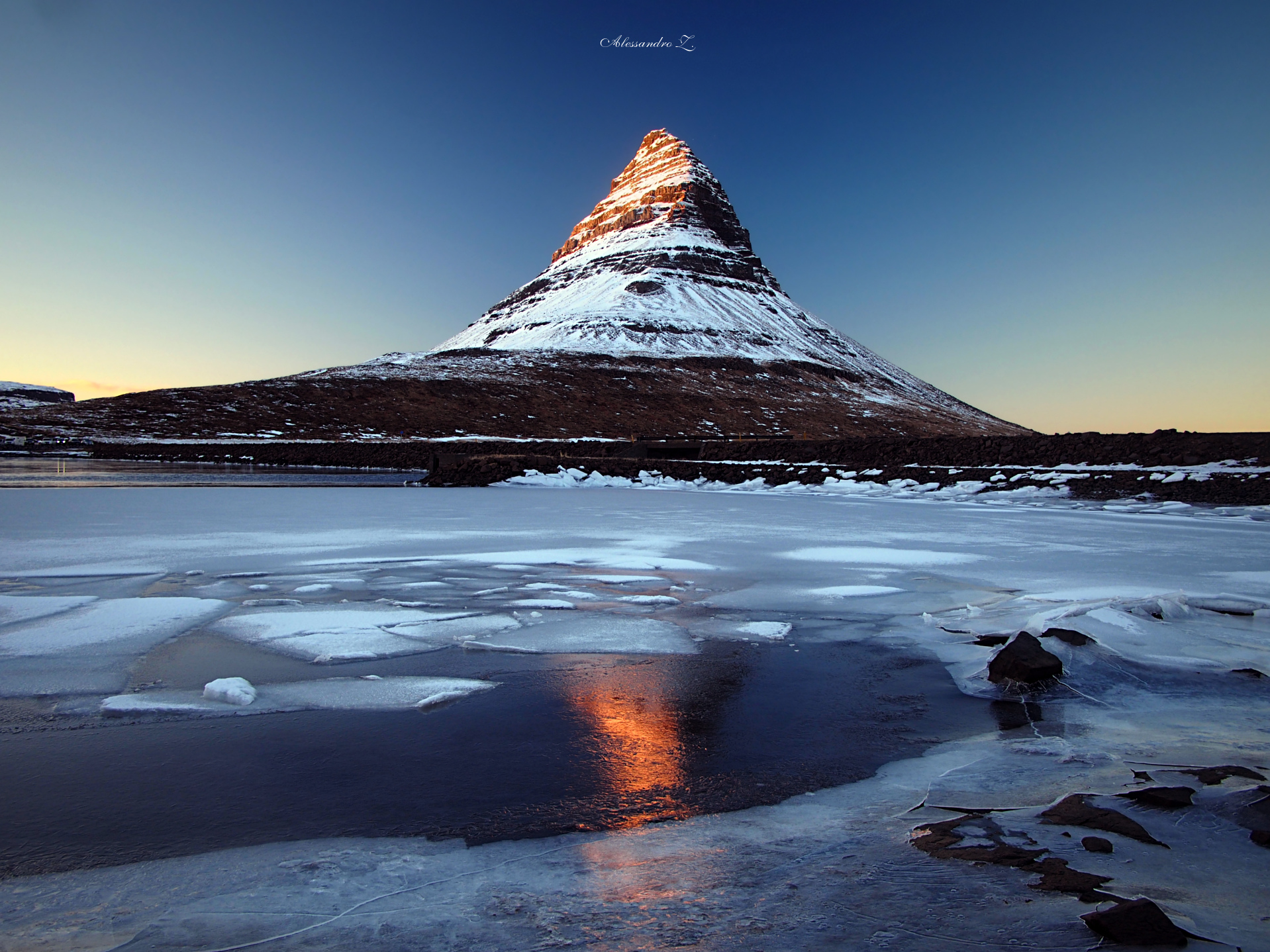 Un sera serena al Kirkjufell