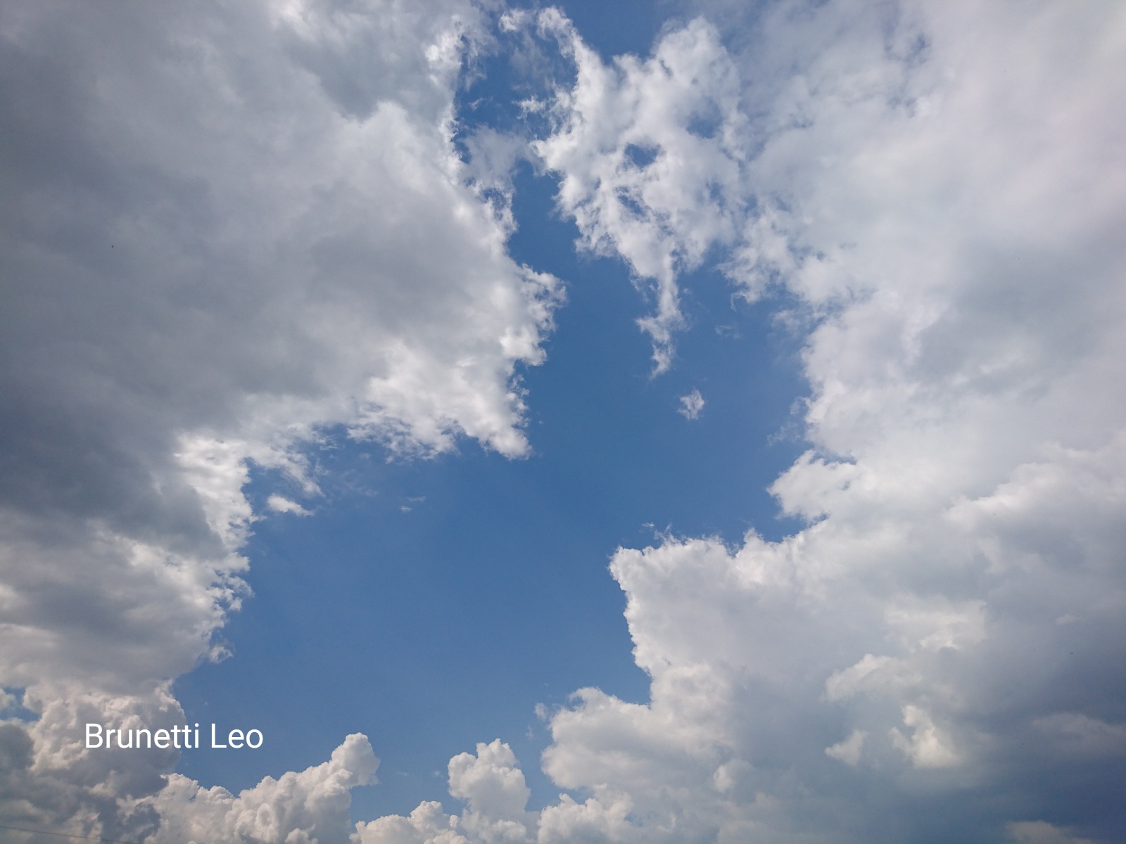 Strange cloud formation