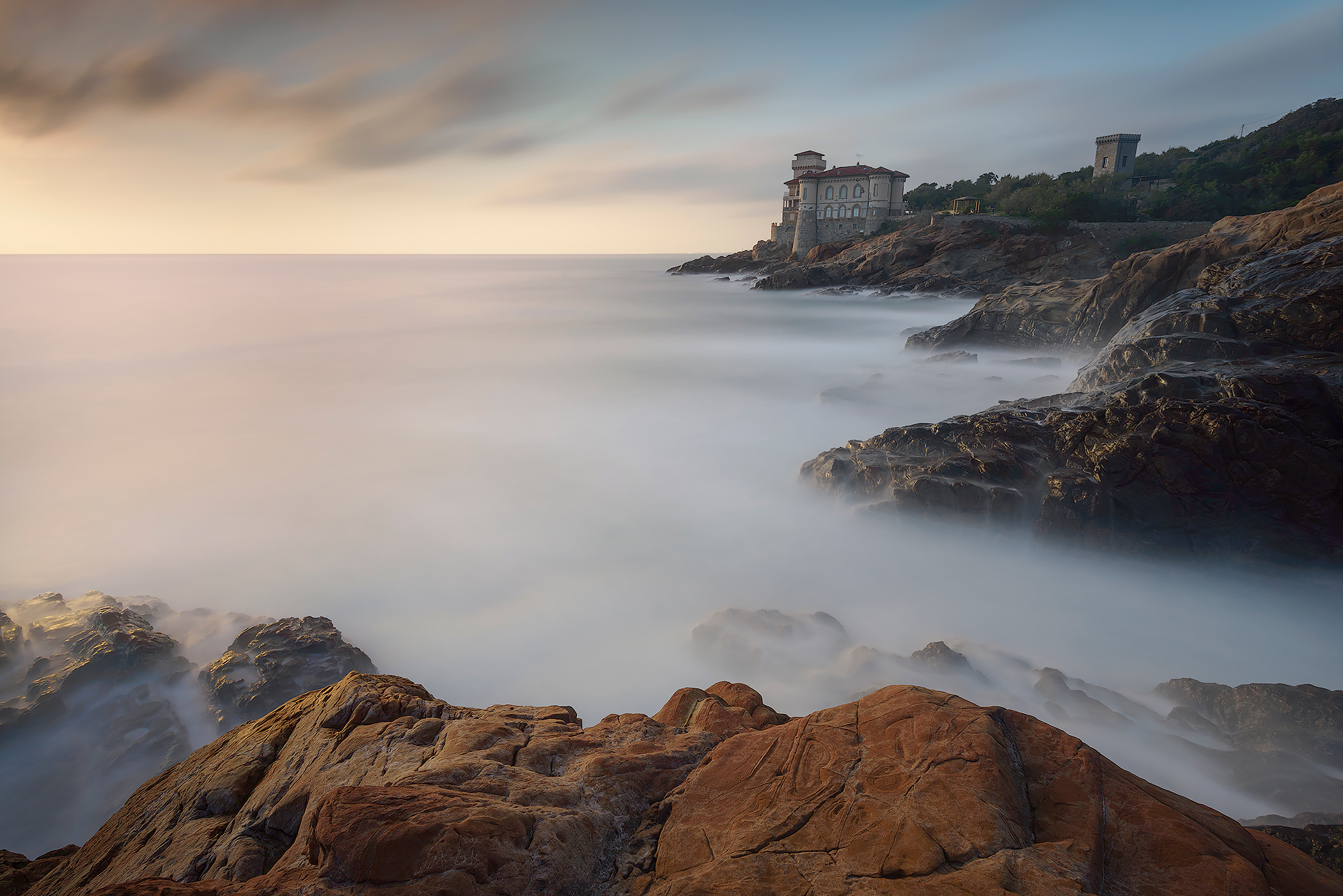 Calafuria al tramonto