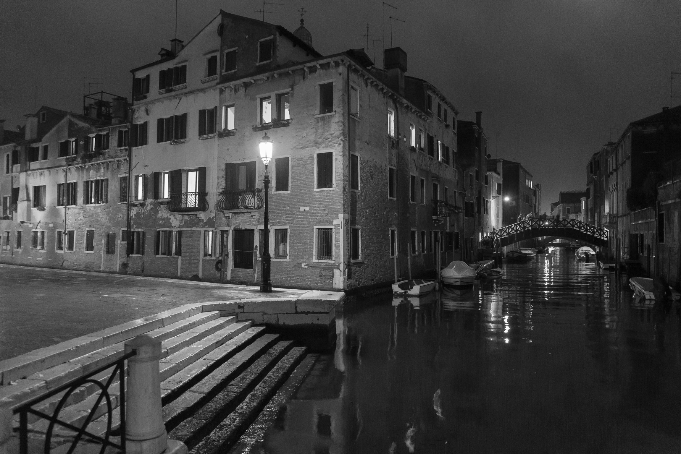 Beautiful Venice at night
