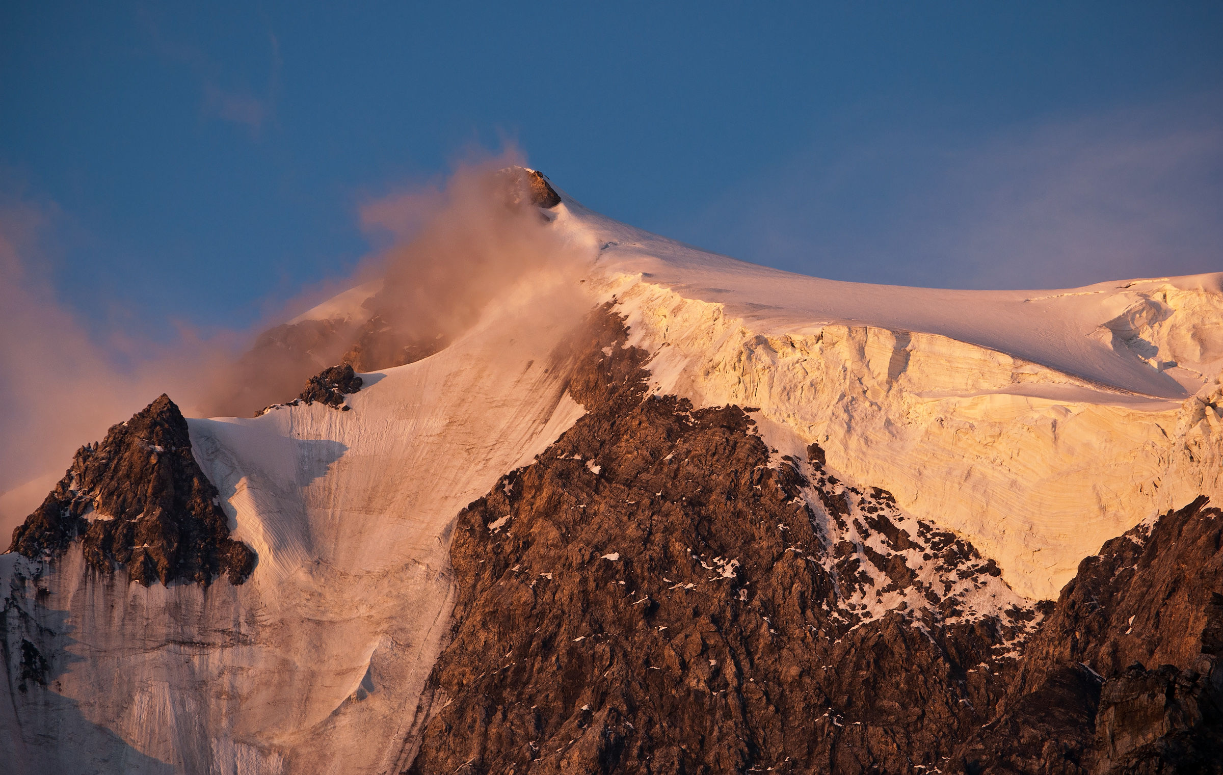 Orles (Ortler) all'alba