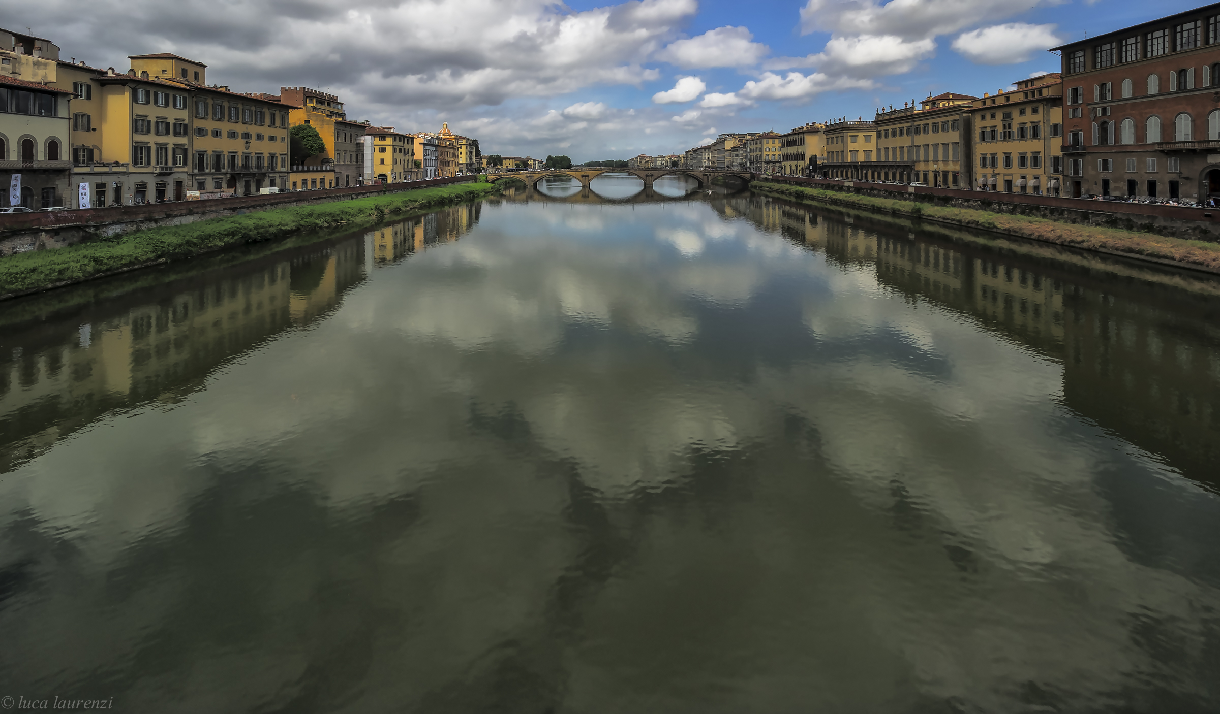 Voltando le spalle al Ponte vecchio